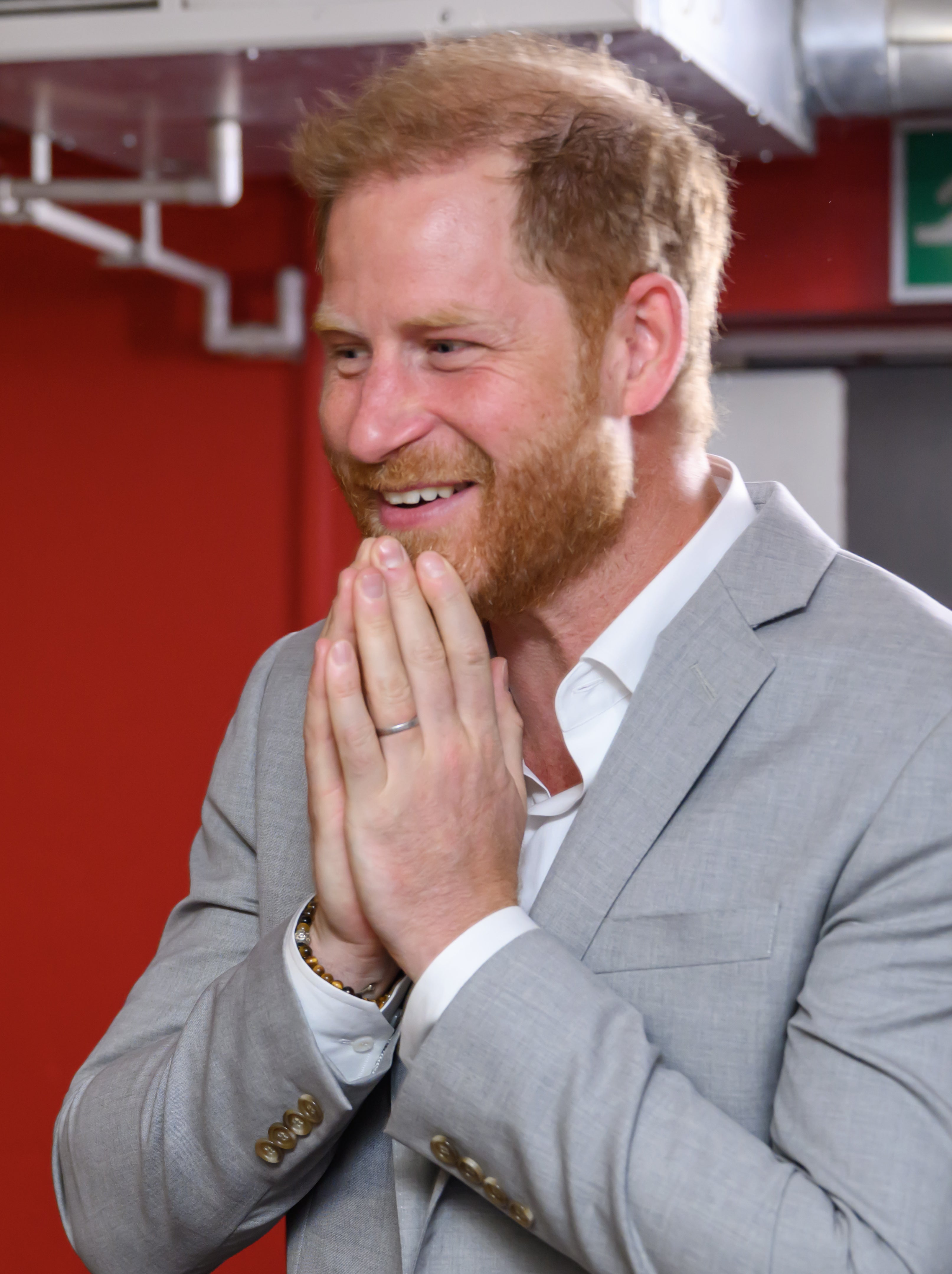 William’s visit comes on the final day of the Duke of Sussex’s visit to the UK (Paul Grover/Daily Telegraph/PA)