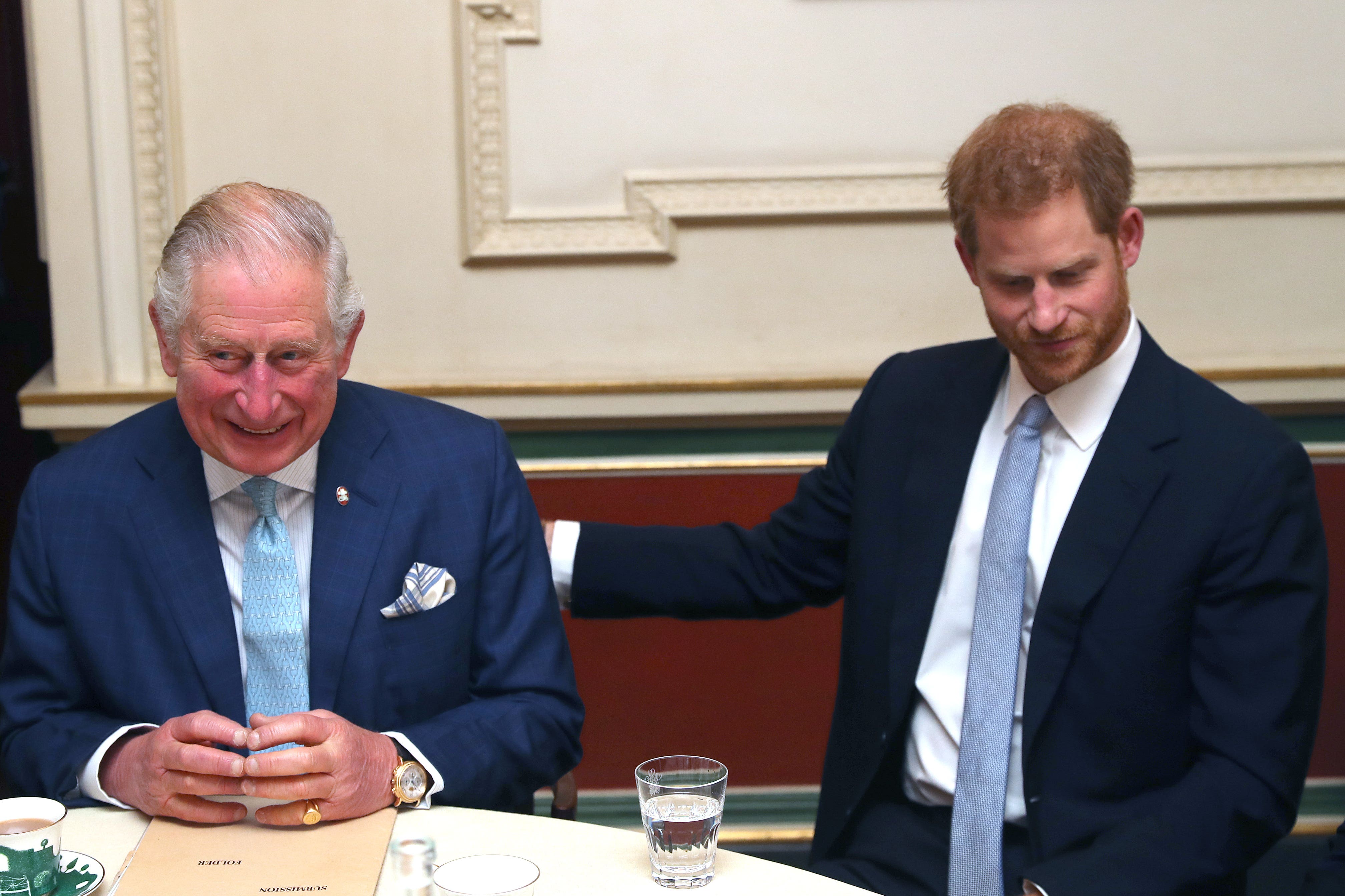 Charles and Harry have not seen each other for more than a year (PA)