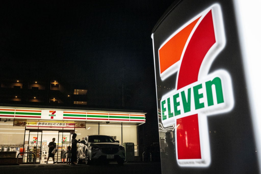 A 7-Eleven convenience store in Yokohama on 23 August, 2024