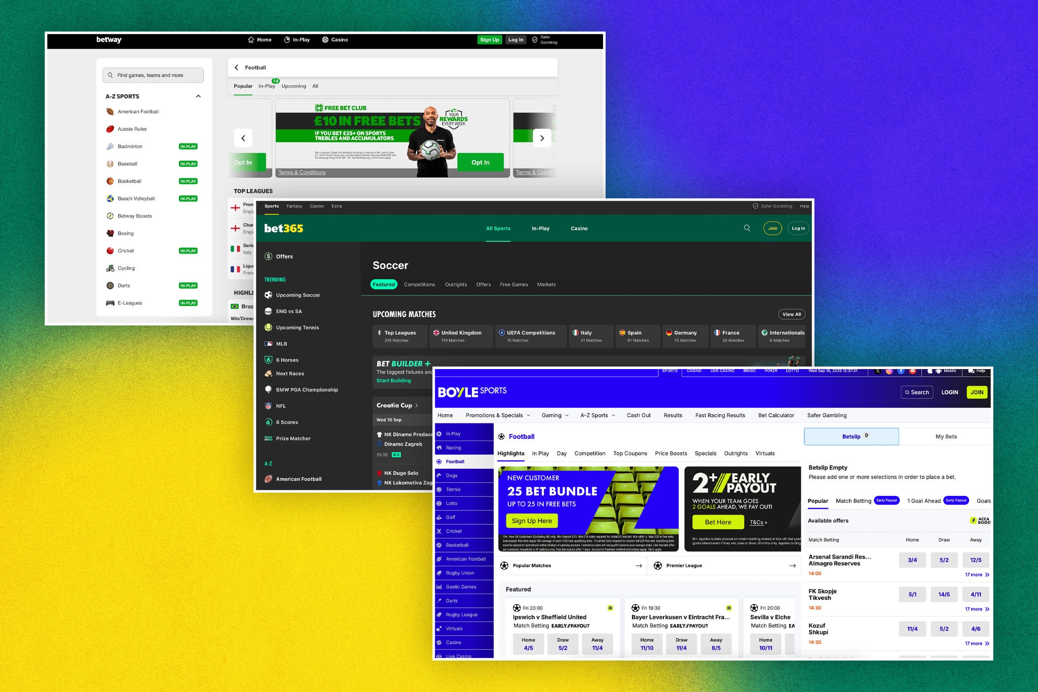 Best football betting sites ranked