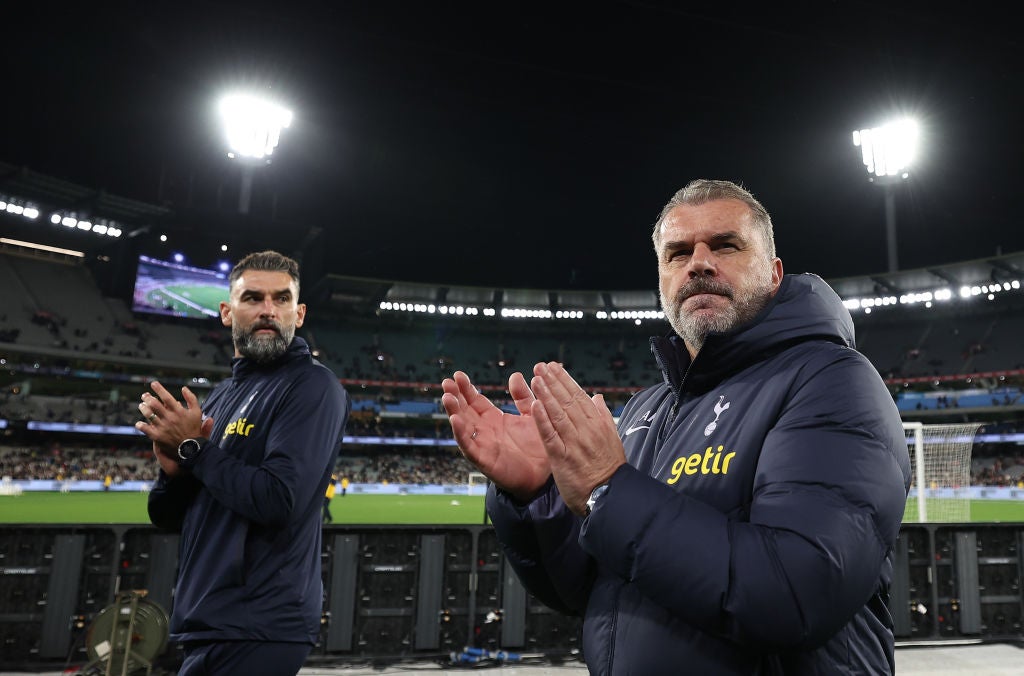 Ange Postecoglou reunites with Spurs coaching staff at Nottingham Forest