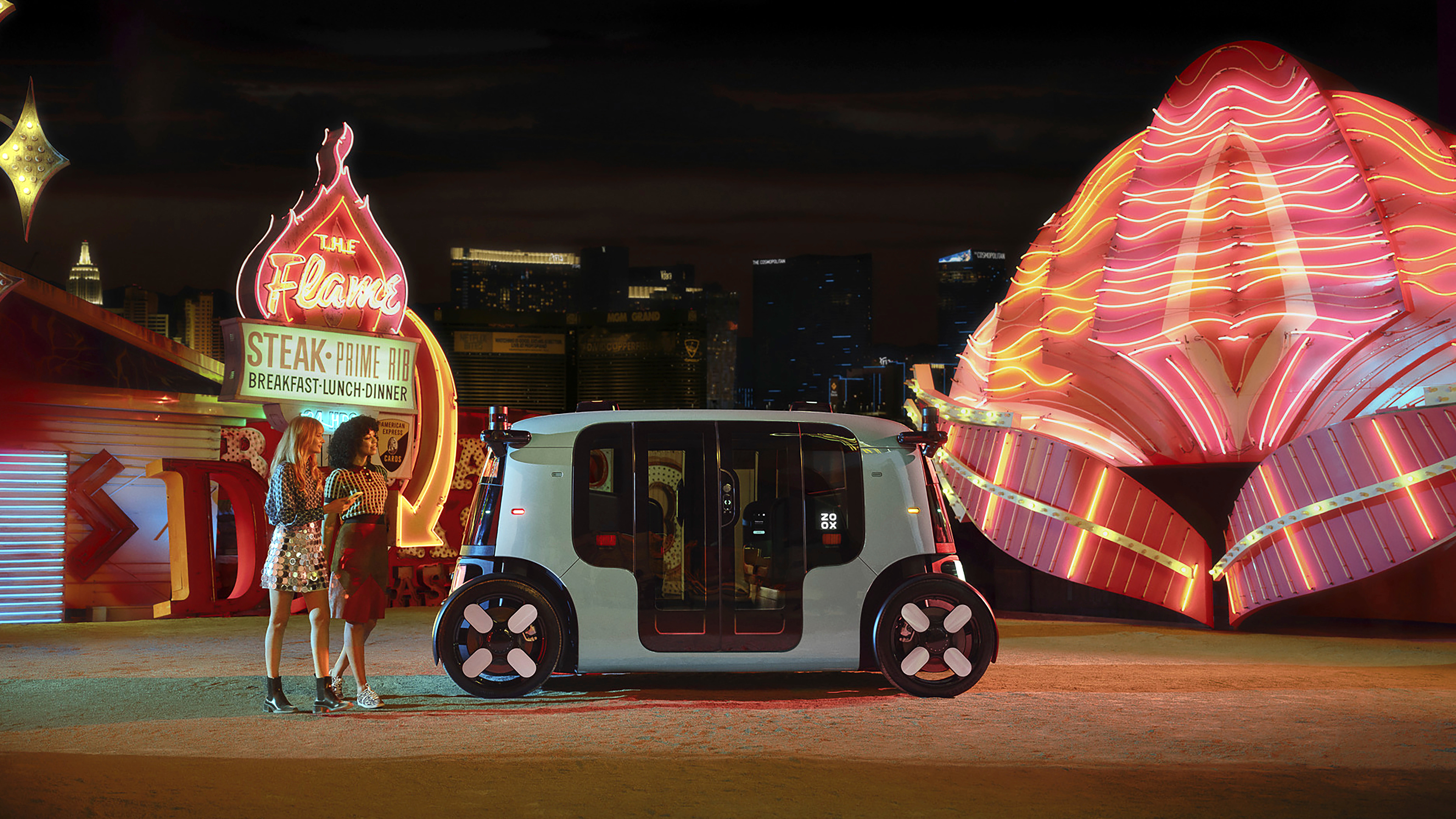 Amazon's Zoox launches its robotaxi service in Las Vegas