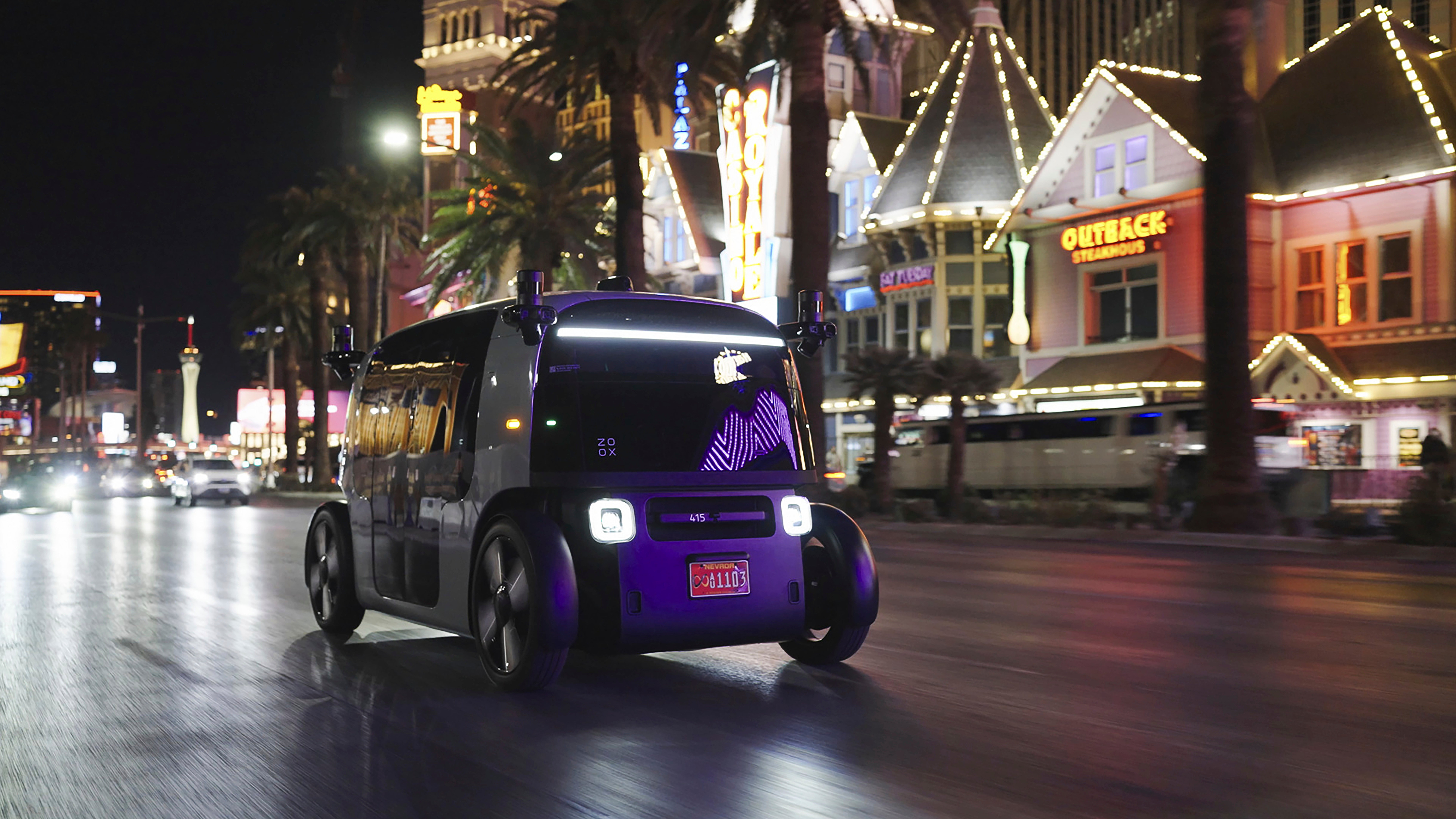 Amazon Robotaxis Las Vegas