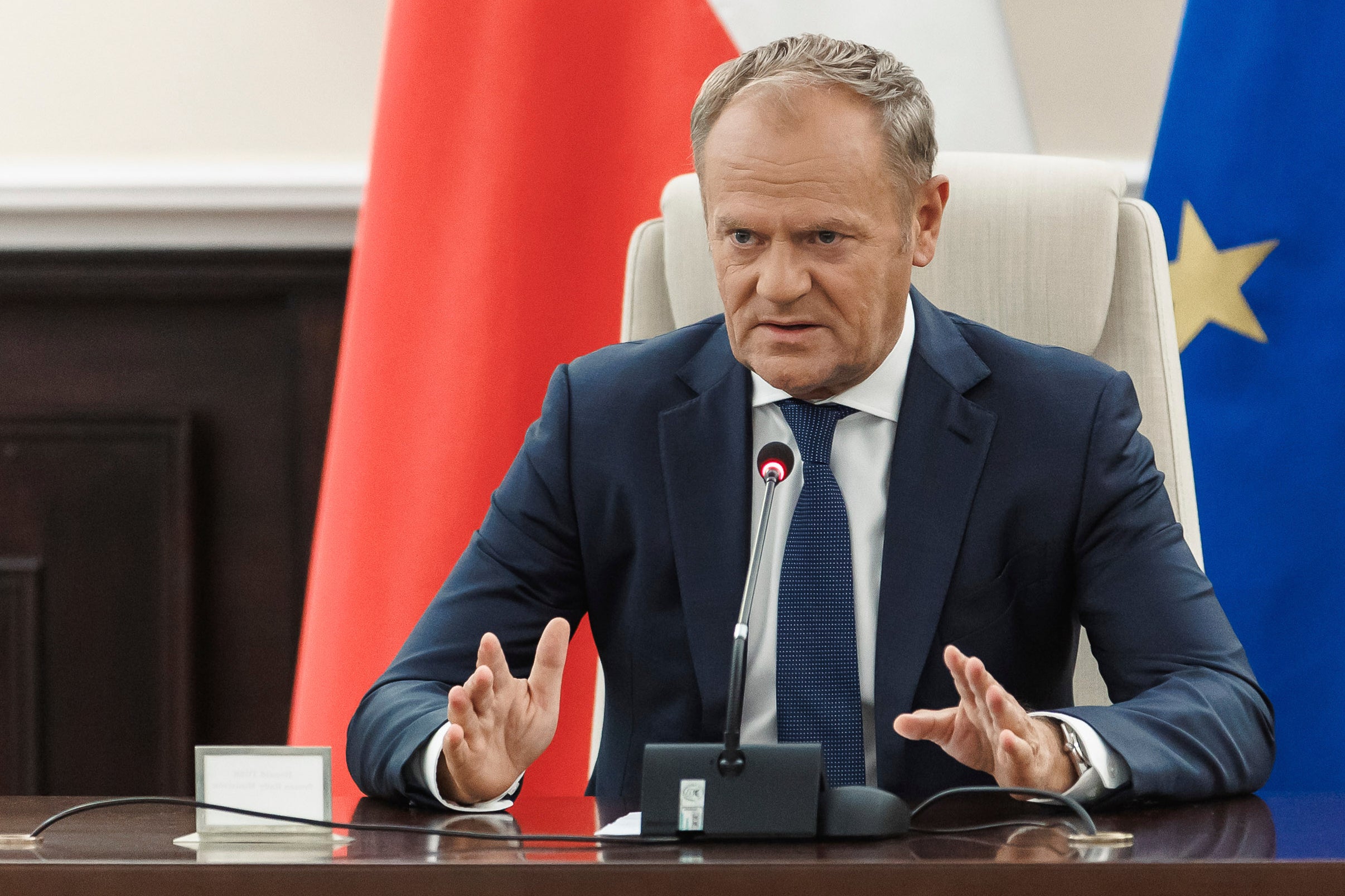 Prime Minister Donald Tusk shared that “preventive air operations” had begun in Polish airspace because of the threat posed by Russian drones operating over nearby areas of Ukraine