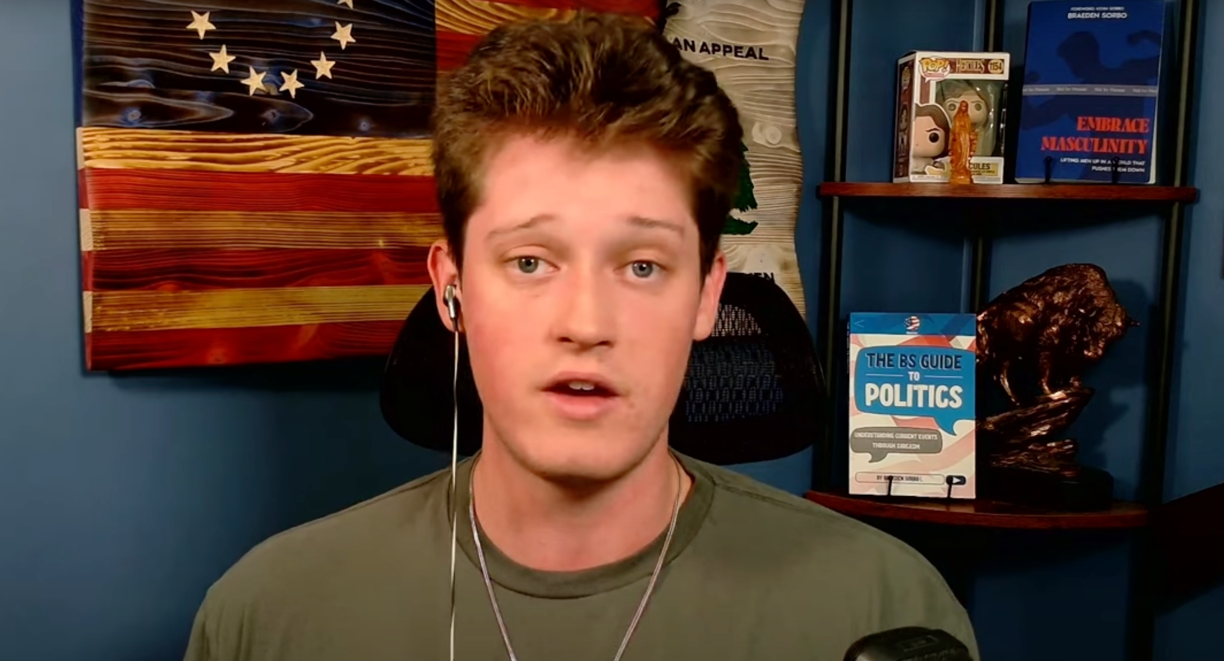 Braeden Sorbo, the son of actor Kevin Sorbo, said he does not think women should have the right to vote unless they are married and own property