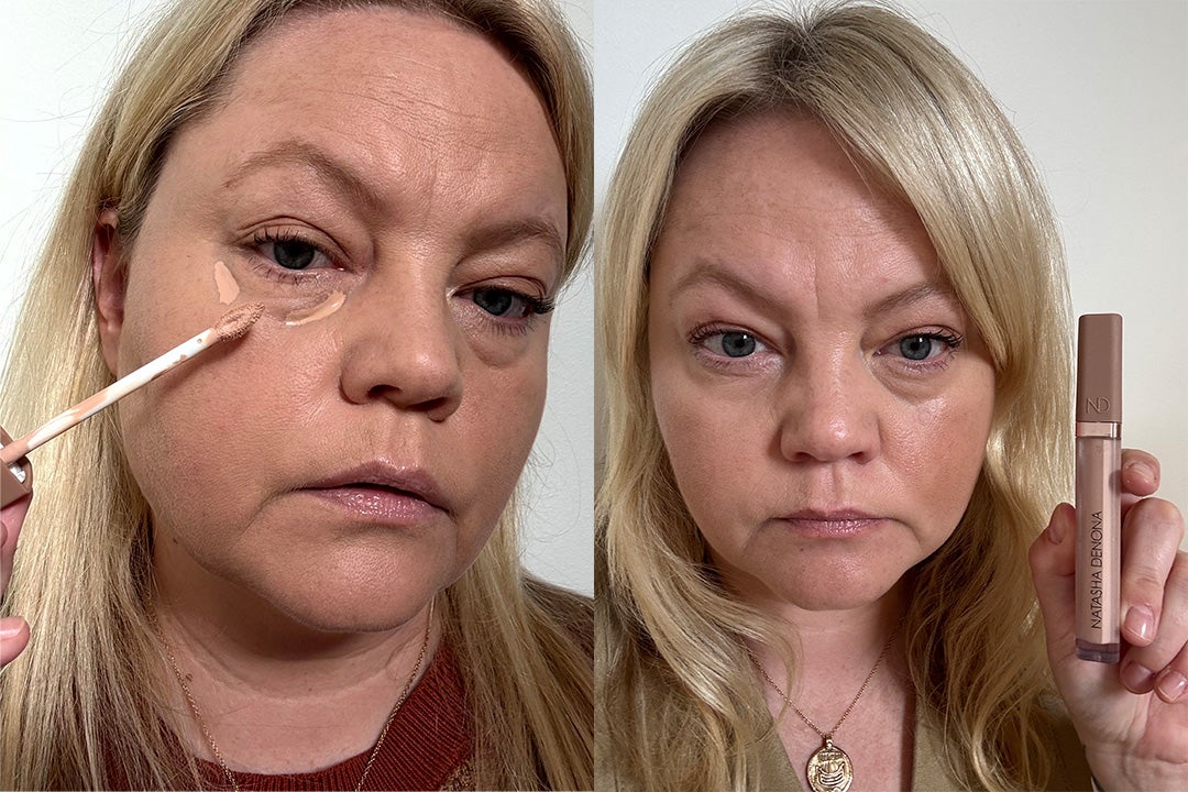 I tested the formulas on my under-eye area and more