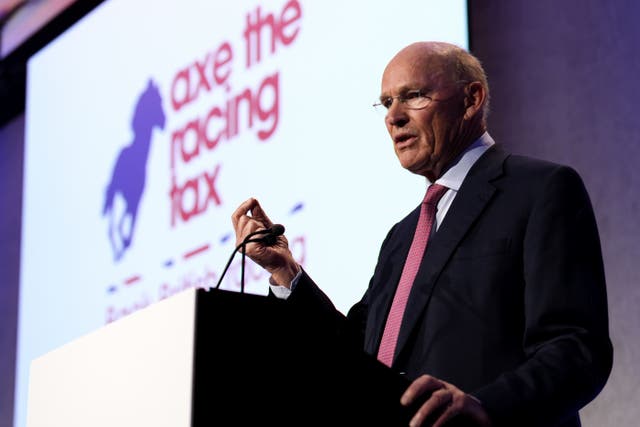 John Gosden issued a stark warning on the potential consequences of a tax rise for racing (Jordan Pettitt/PA)