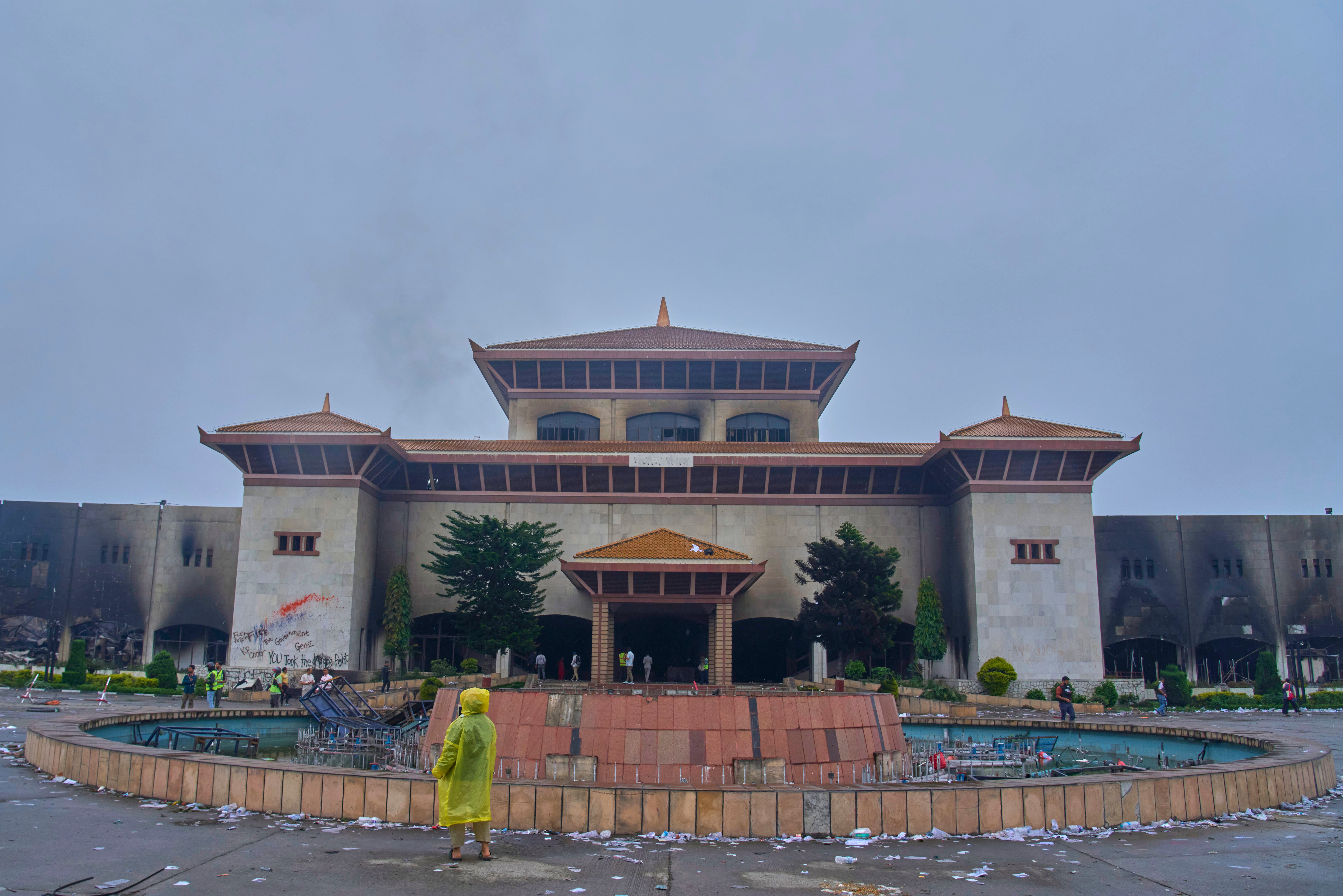 Nepal Protest Destruction Photo Gallery