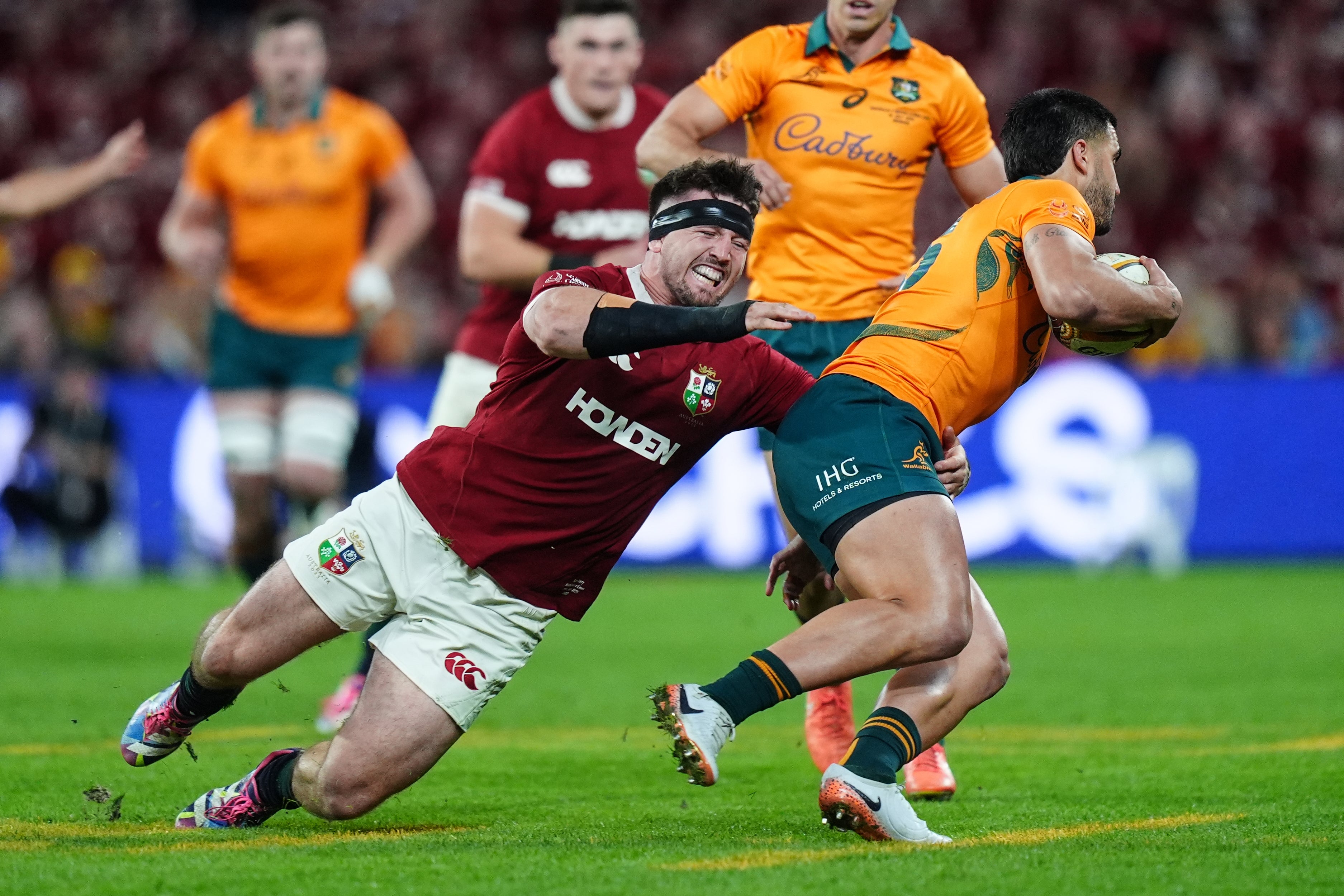 Tom Curry featured in all three Lions Tests in Australia