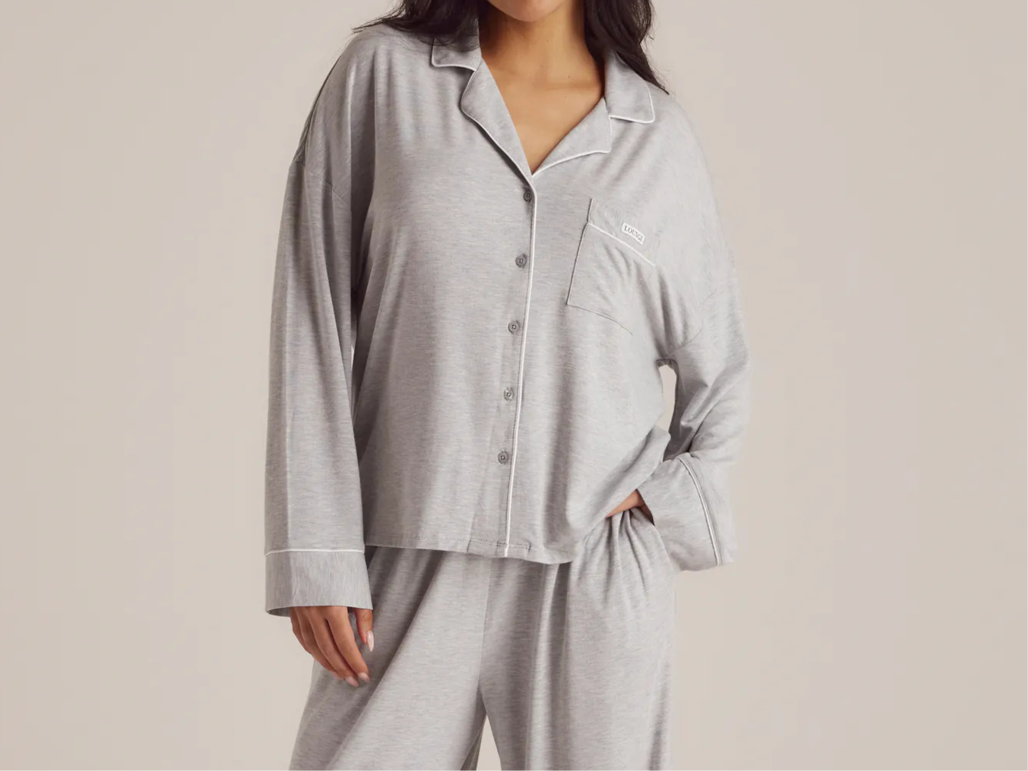 lounge modal pyjama shirt