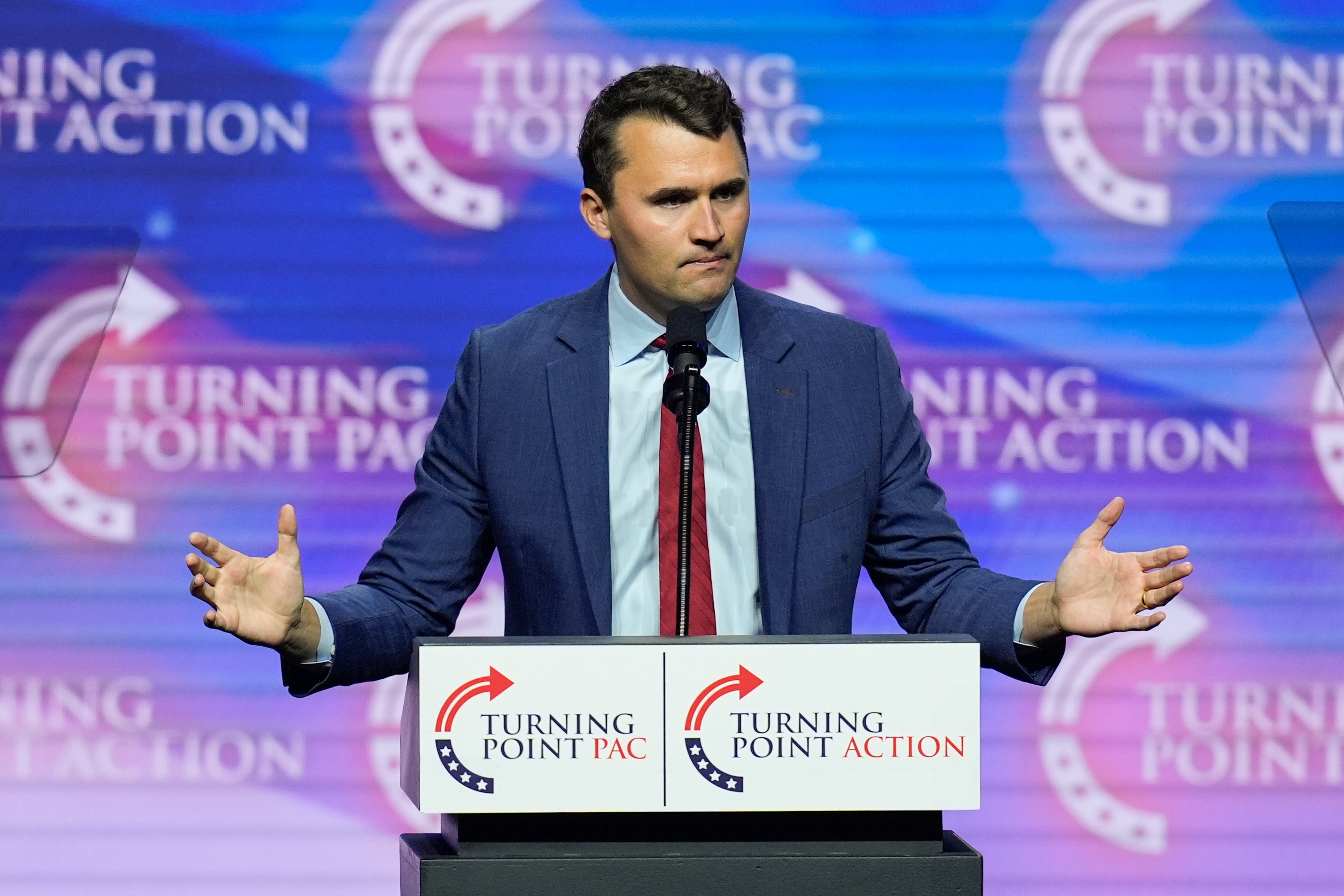Tens of thousands of high school and college students have contacted the organization since Charlie Kirk was gunned down a week ago, Turning Point said in a post on X