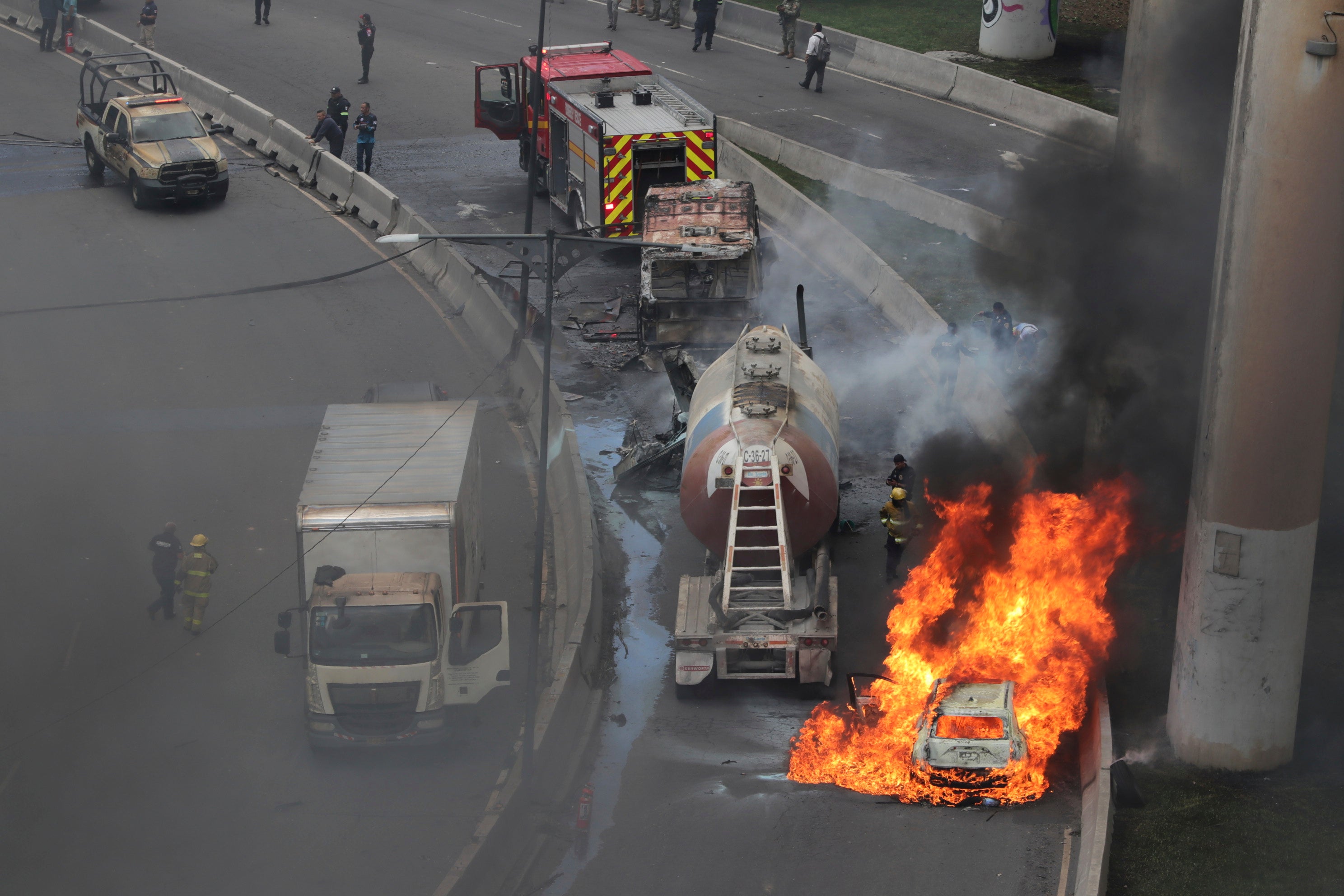 APTOPIX Mexico Tanker Explosion
