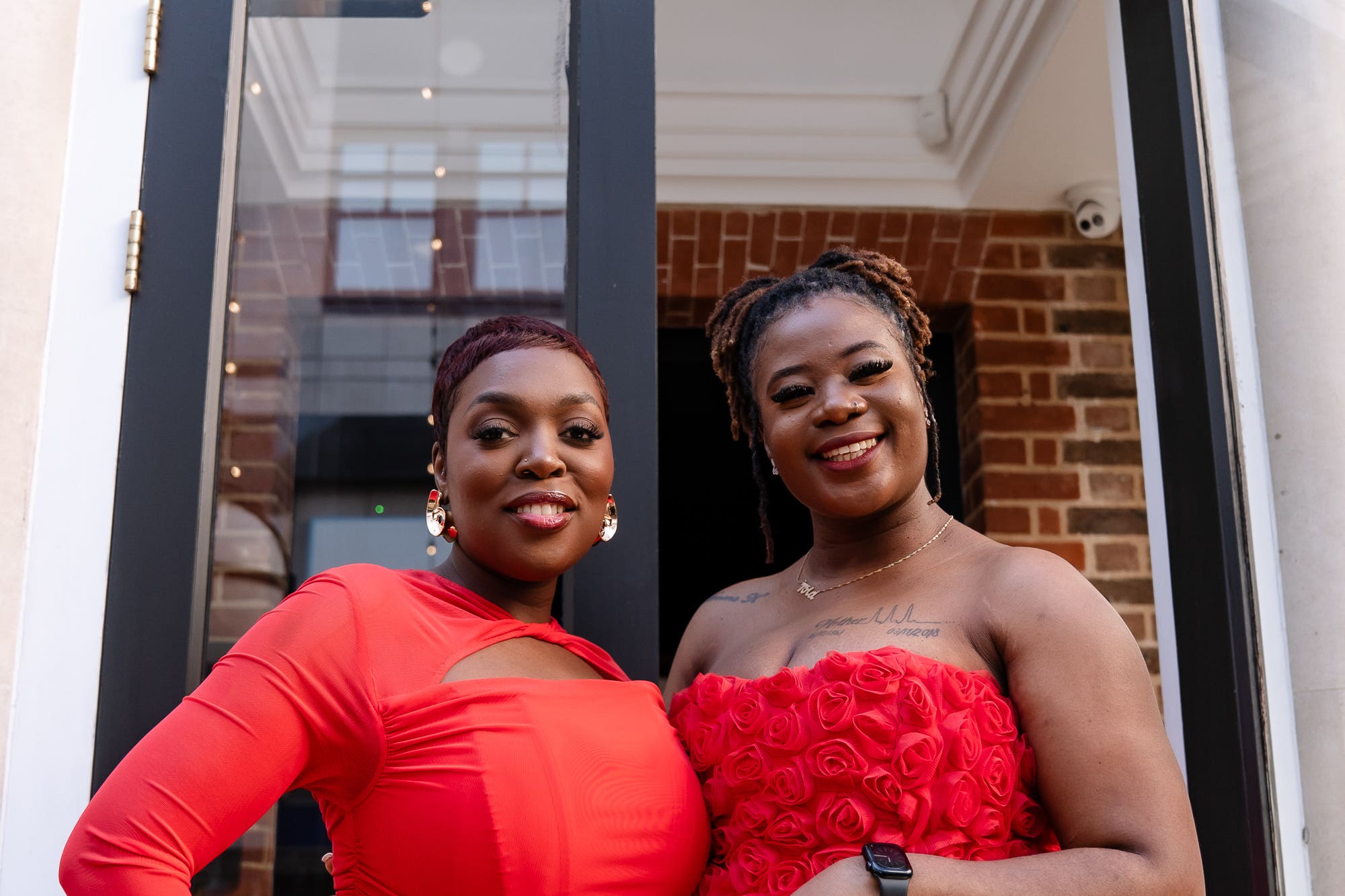 Tola Andu and Tiwa King are the hosts of Breathe & Bond – Raising SEN Kings & Queens Podcast. (Abigail Shii/PA)