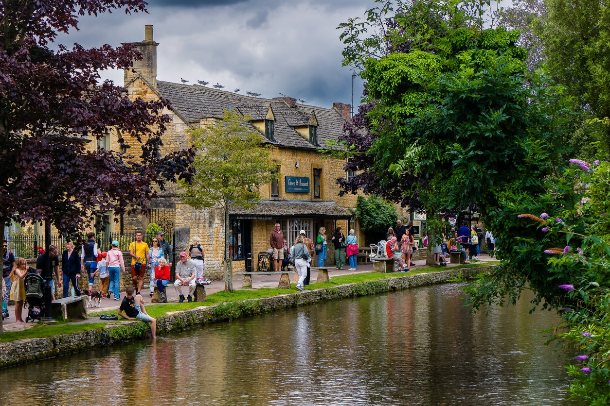 Bourton-on-the-Water is popular with tourists looking to snap pictures of the countryside village