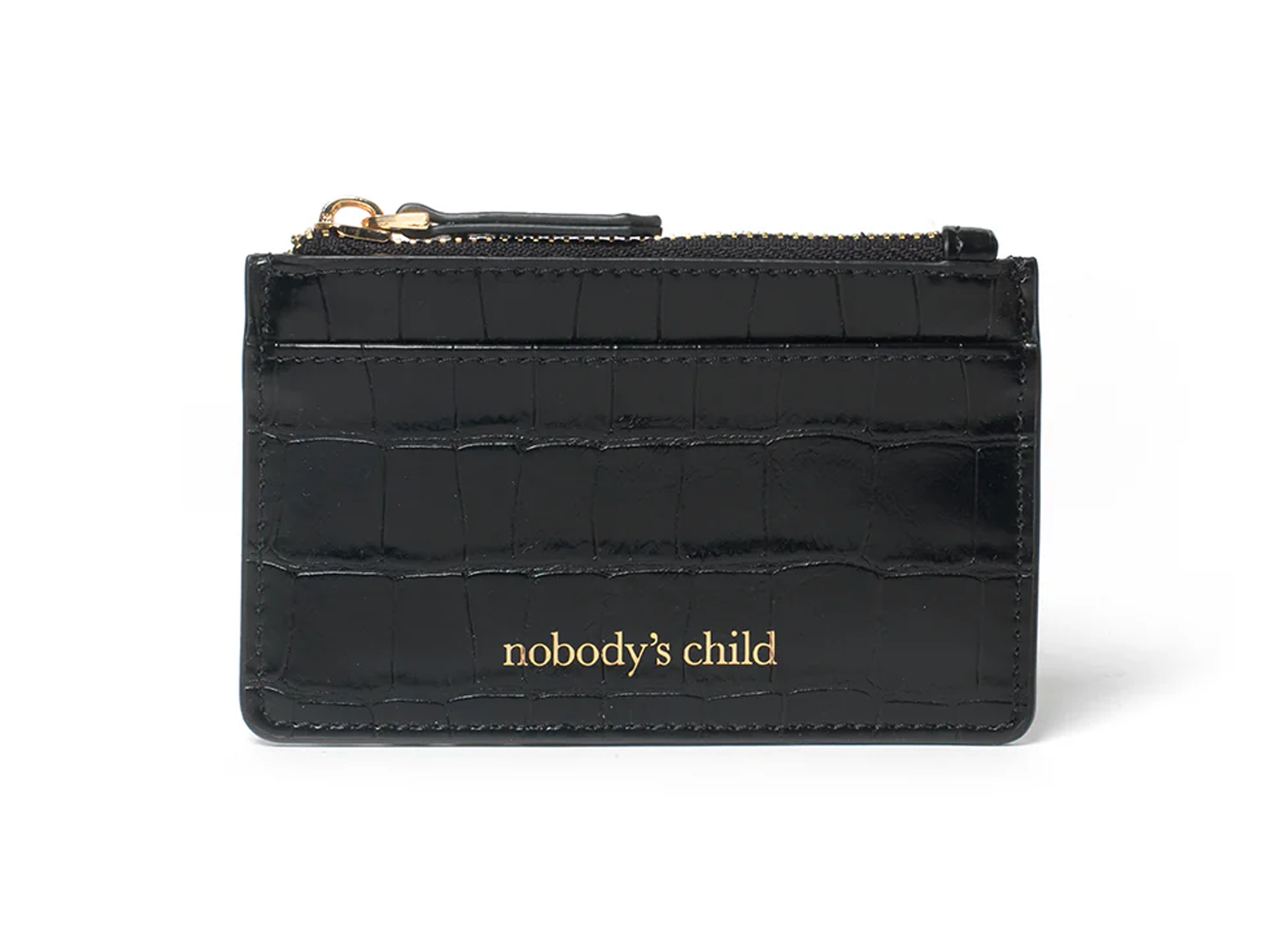 Best womens purse Indybest review Nobody’s Child black croc finish card holder
