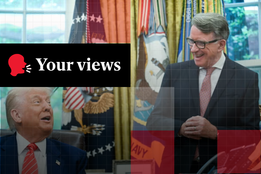 Lord Mandelson and Donald Trump in the White House