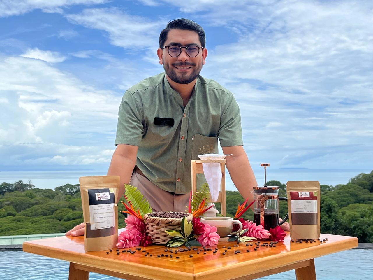 The Coffee Concierge at Hotel Three Sixty gives tastings and tours of local coffee farms