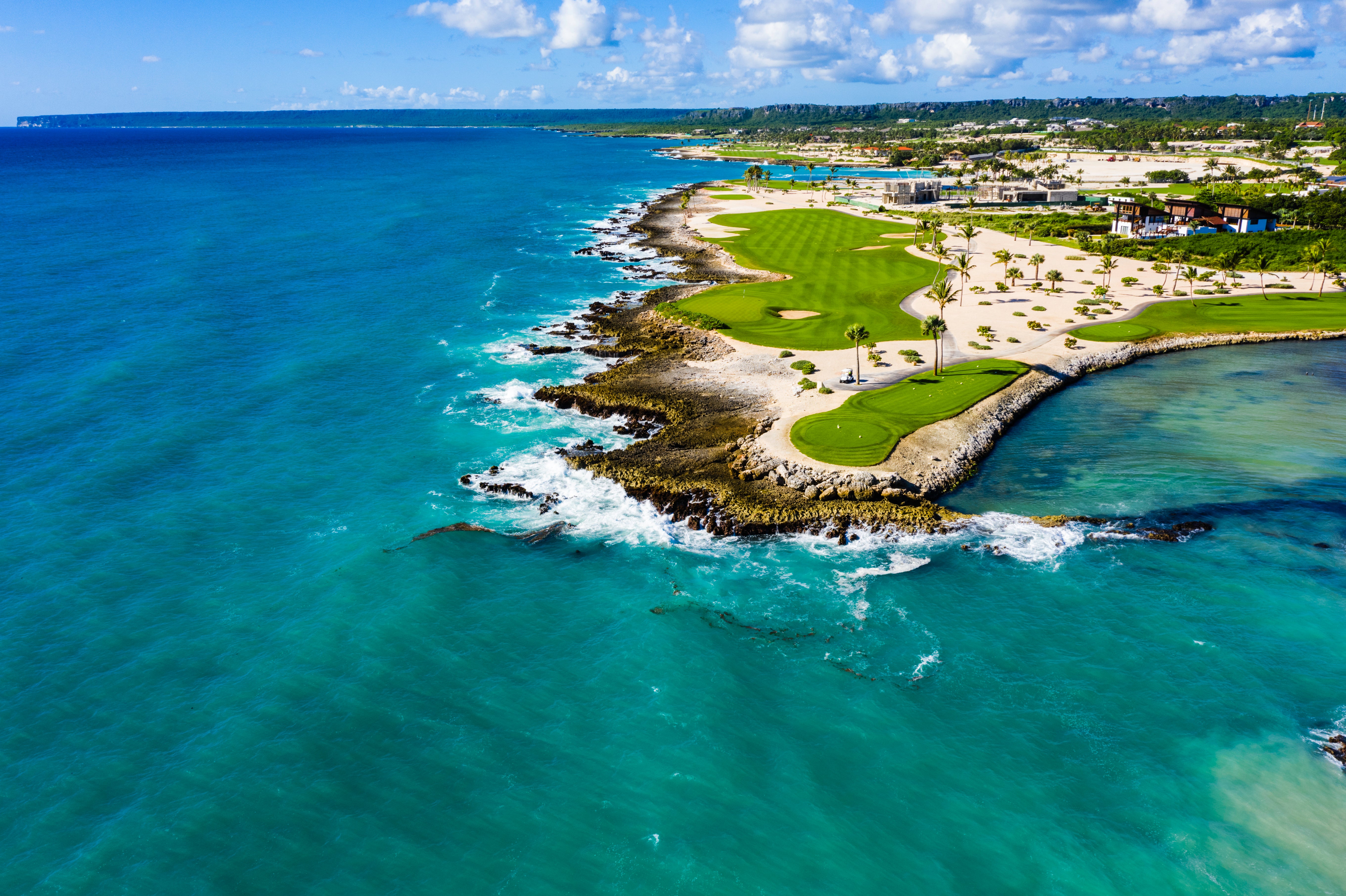 Eden Roc Cap Cana has an 18-hole golf course, pictured, and a resident Golf Butler