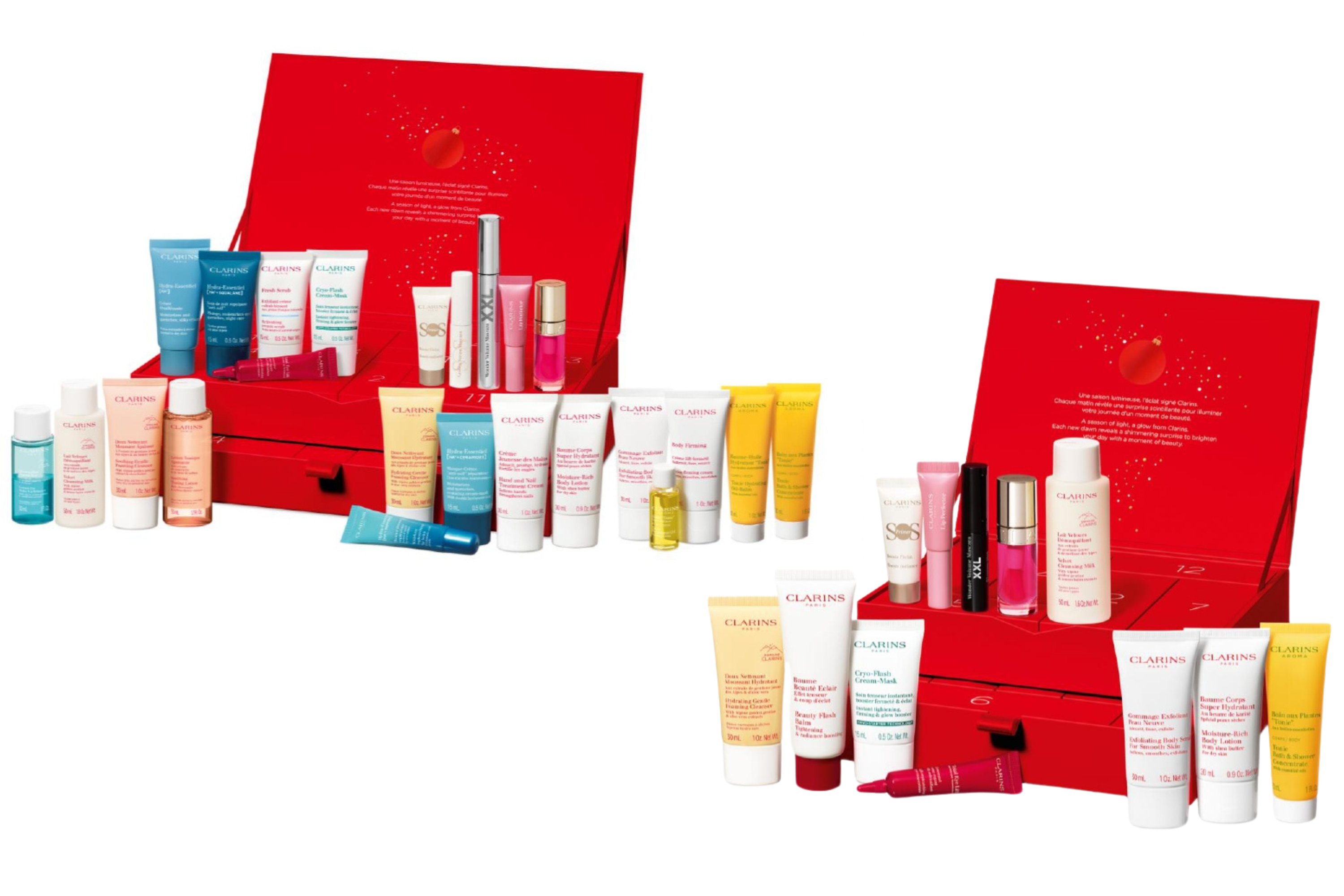 best beauty advent calendars 2025 clarins 24 day advent calendar indybest