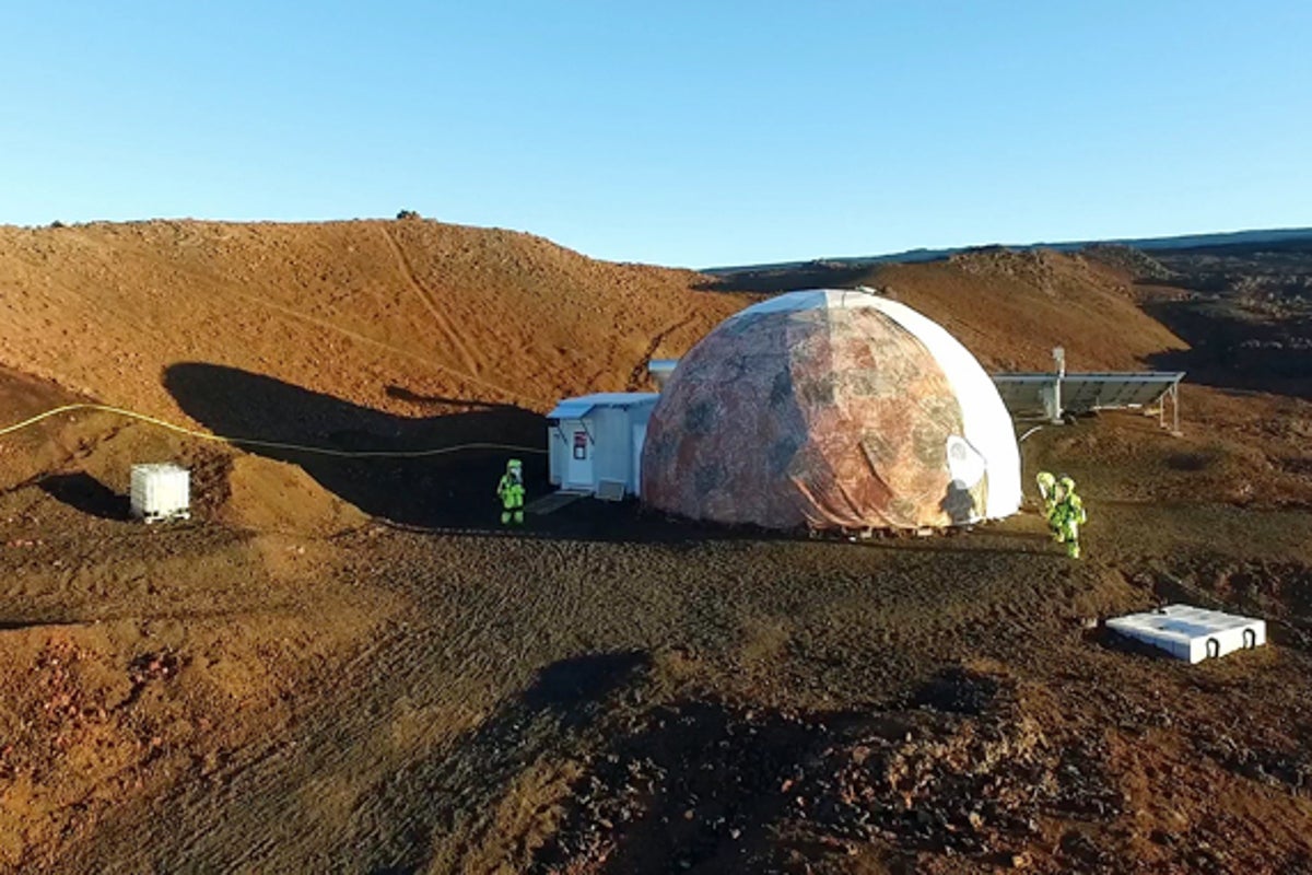 NASA Mars simulation dome