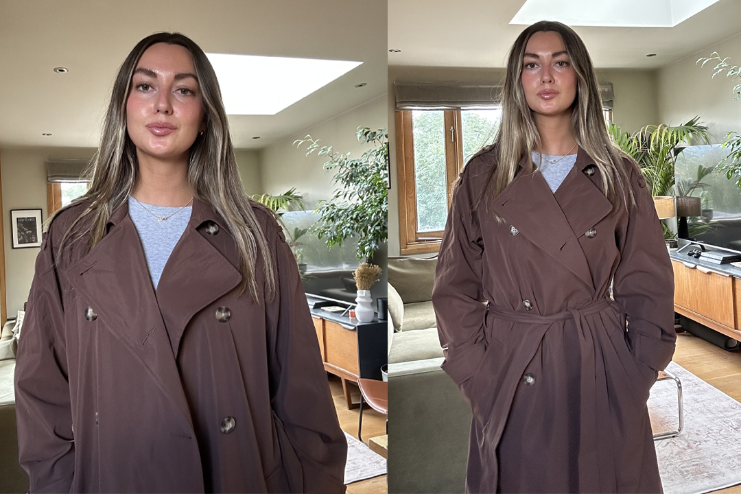 This Asos Design chocolate brown trench coat is one of Daisy’s best buys