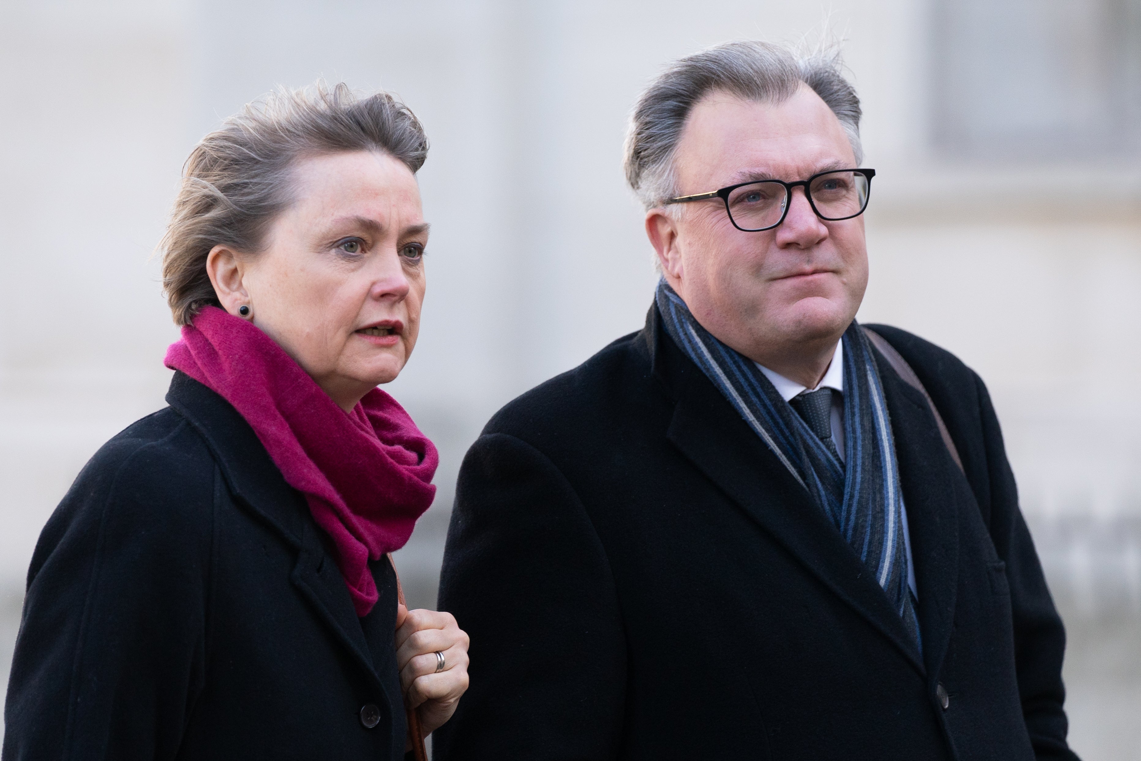 Yvette Cooper and husband Ed Balls