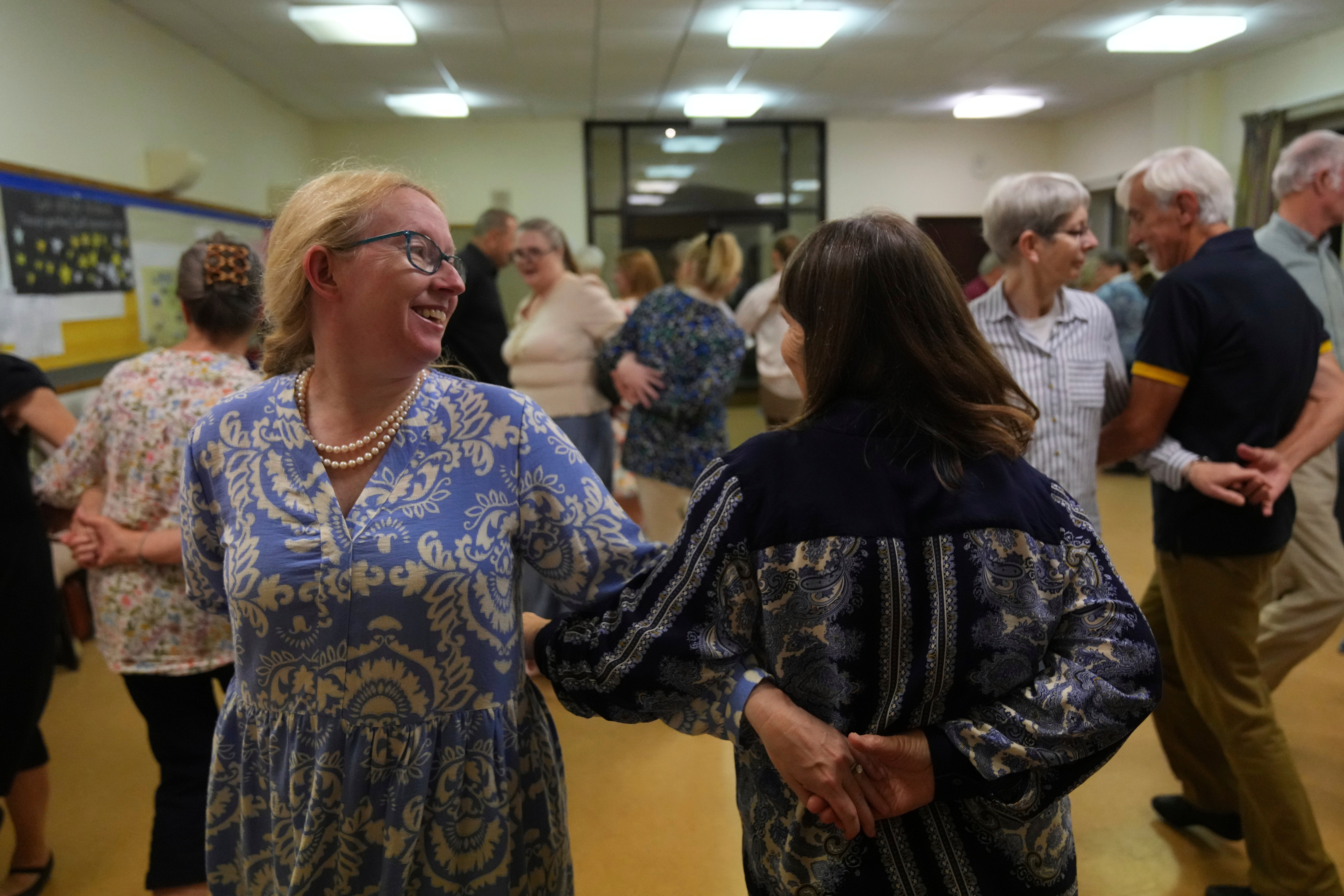 <p>Members of the Hampshire Regency Dancers practice dance in Winchester ahead of the 10 days Jane Austen Festival </p>