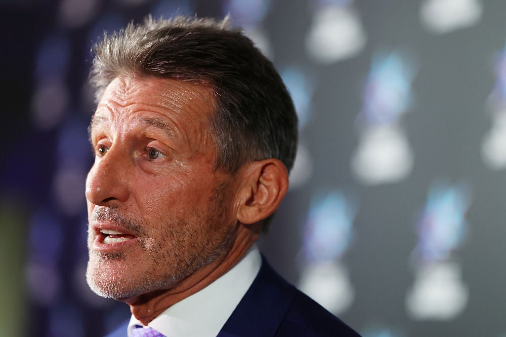 <p>World Athletics chief Seb Coe</p>