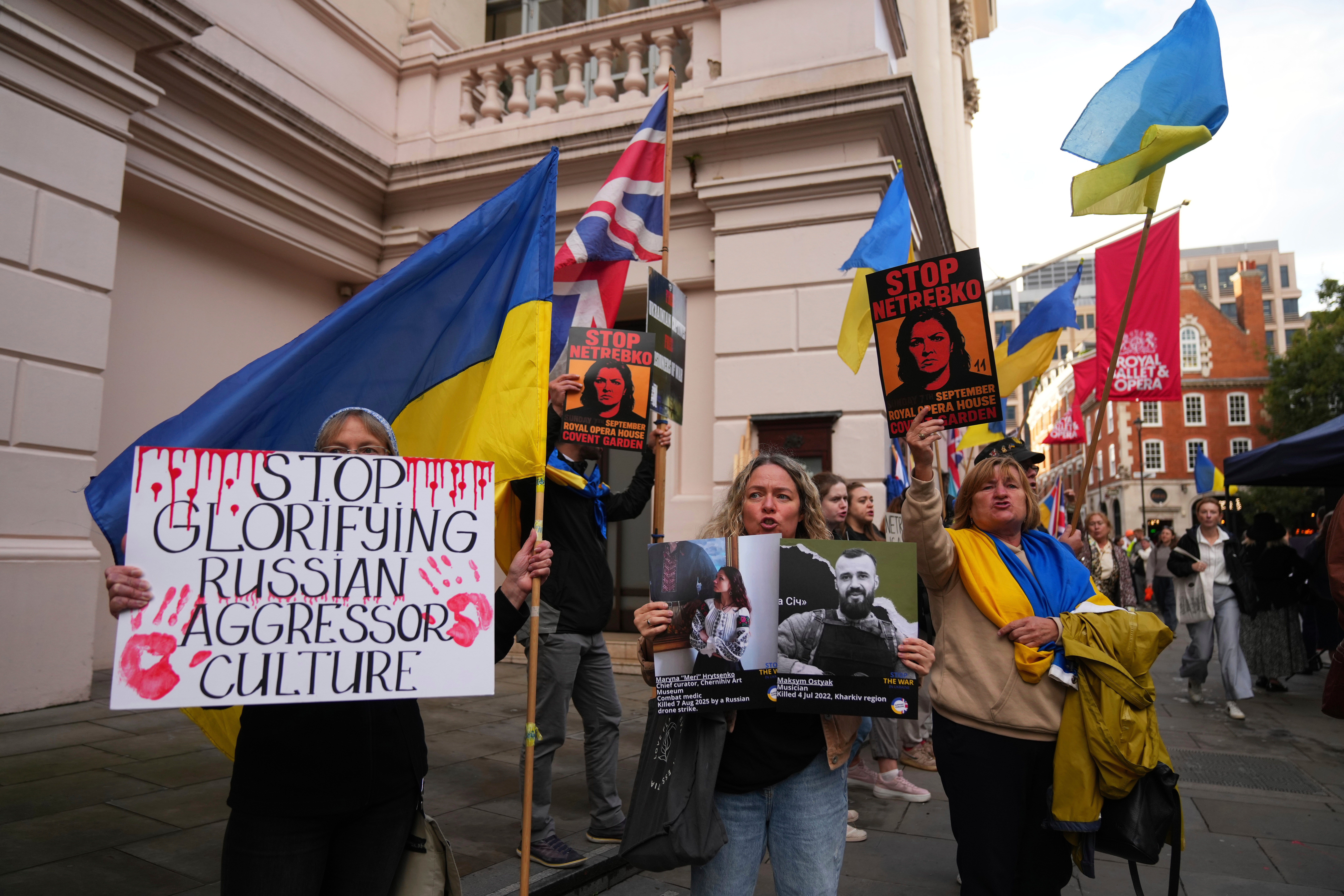 Britain Russia Ukraine Protest