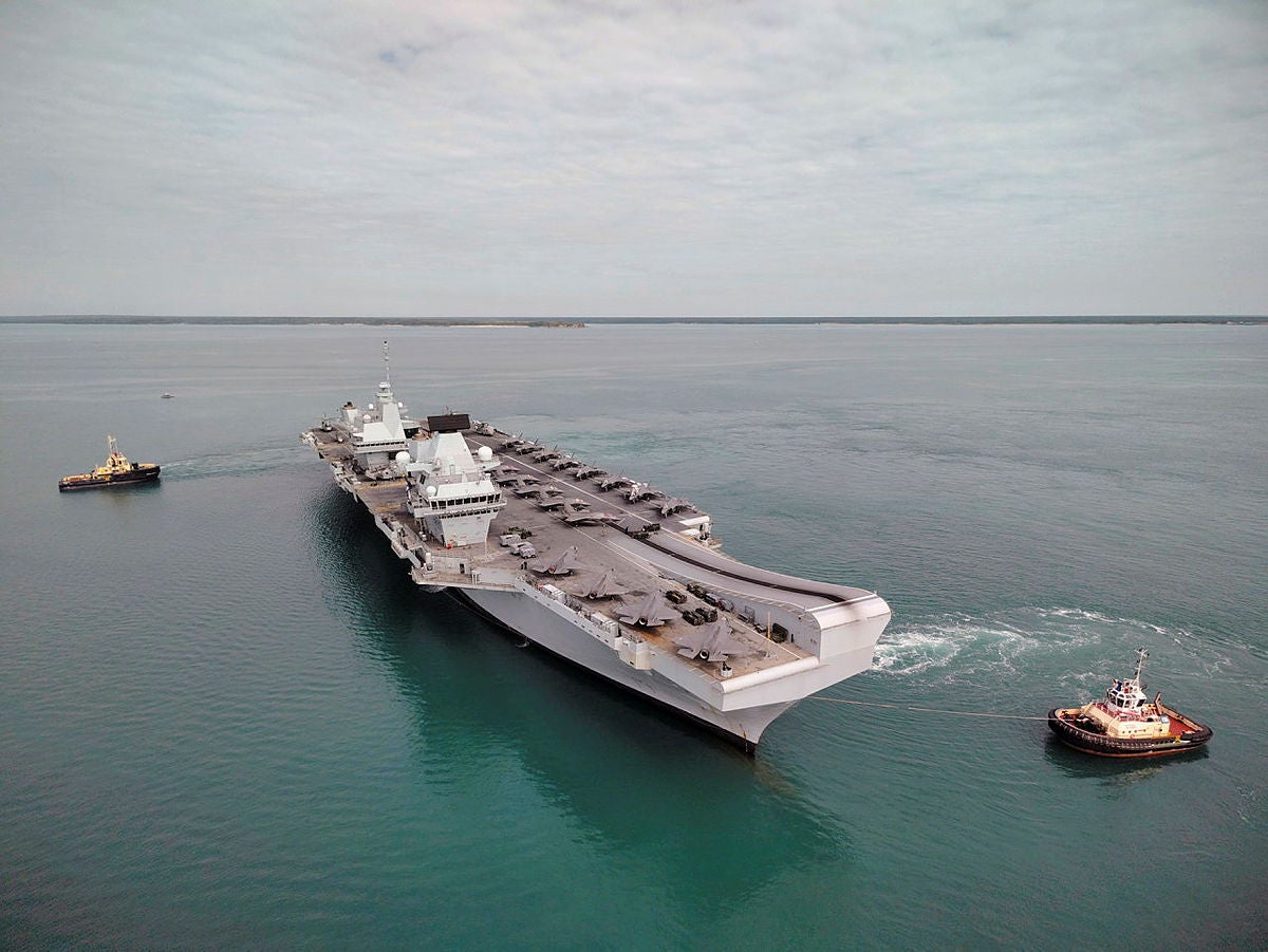 Royal Navy aircraft carrier and fleet flagship, HMS Prince of Wales, visits Darwin in Australia’s Northern Territory in her latest stop of the UK Carrier Strike Group’s deployment to the Indo-Pacific