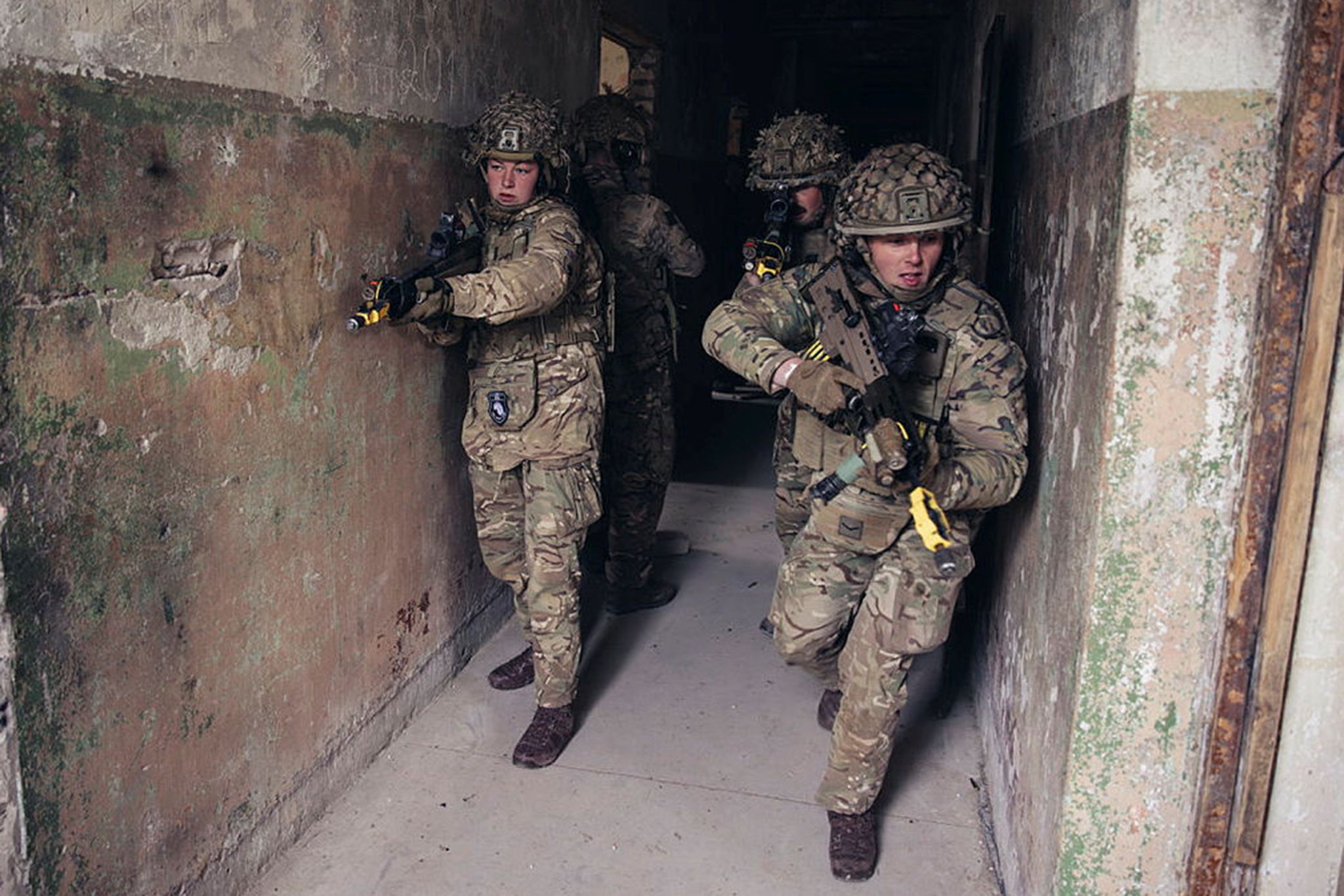 Soldiers in Estonia take part in urban warfare training in May this year under Exercise Hedgehog, part of Nato’s Operation Razoredge series of deployments, in preparation for supporting Ukraine in its war against Russia