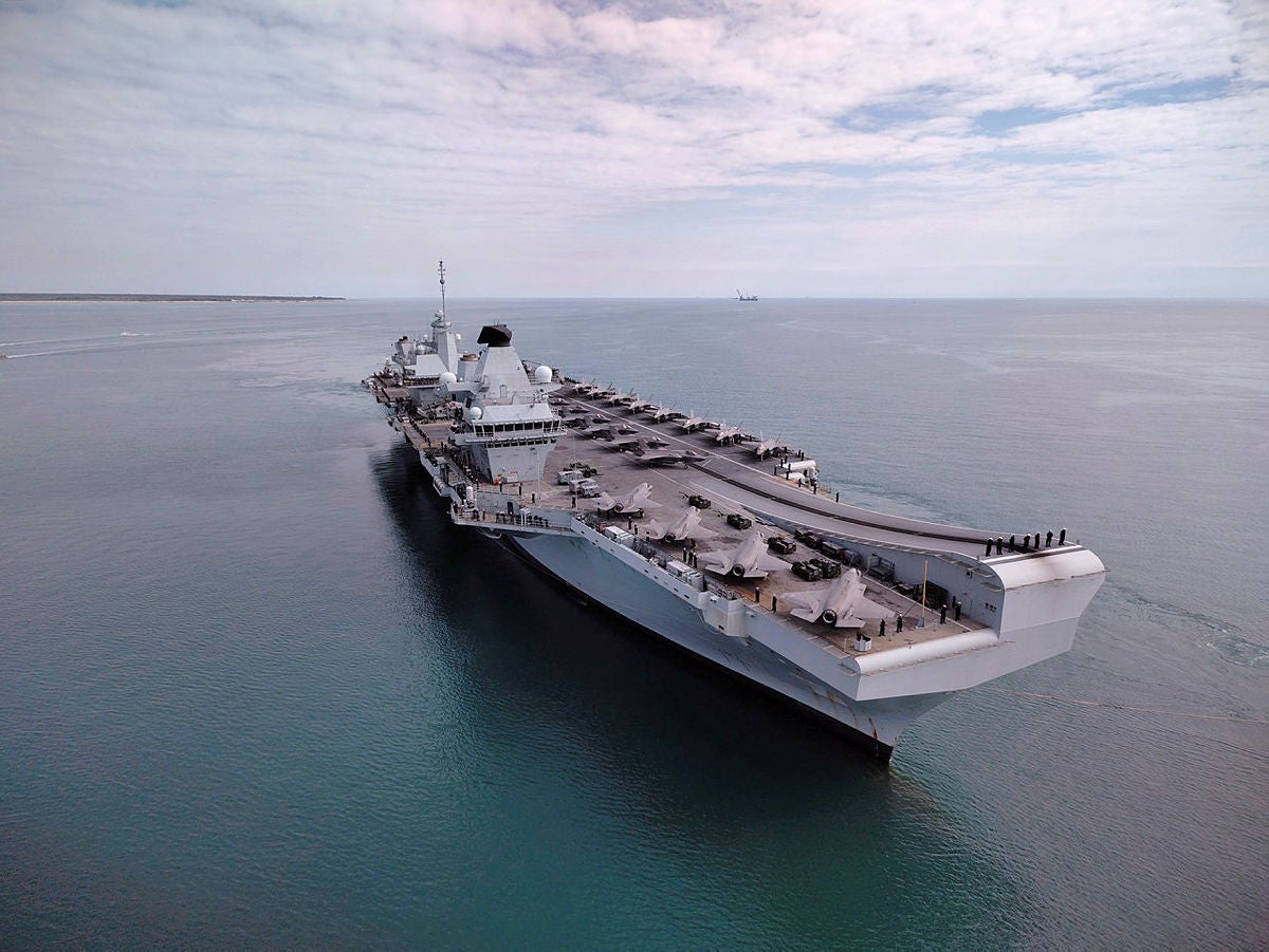 HMS Prince of Wales was harassed by the Chinese military