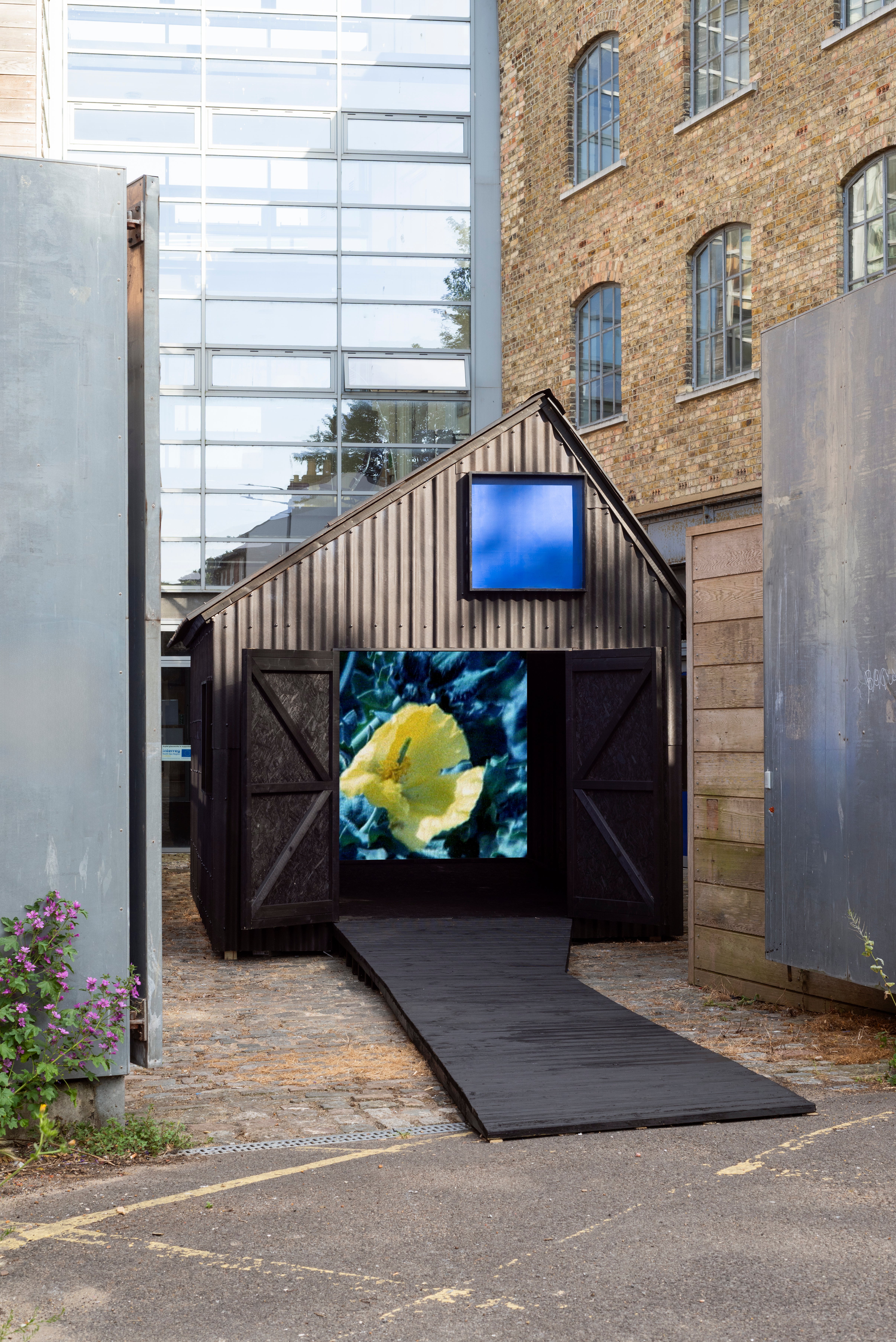 Sarah Wood’s Prospect, a film installation made from footage from the 1980s of Kent’s coast