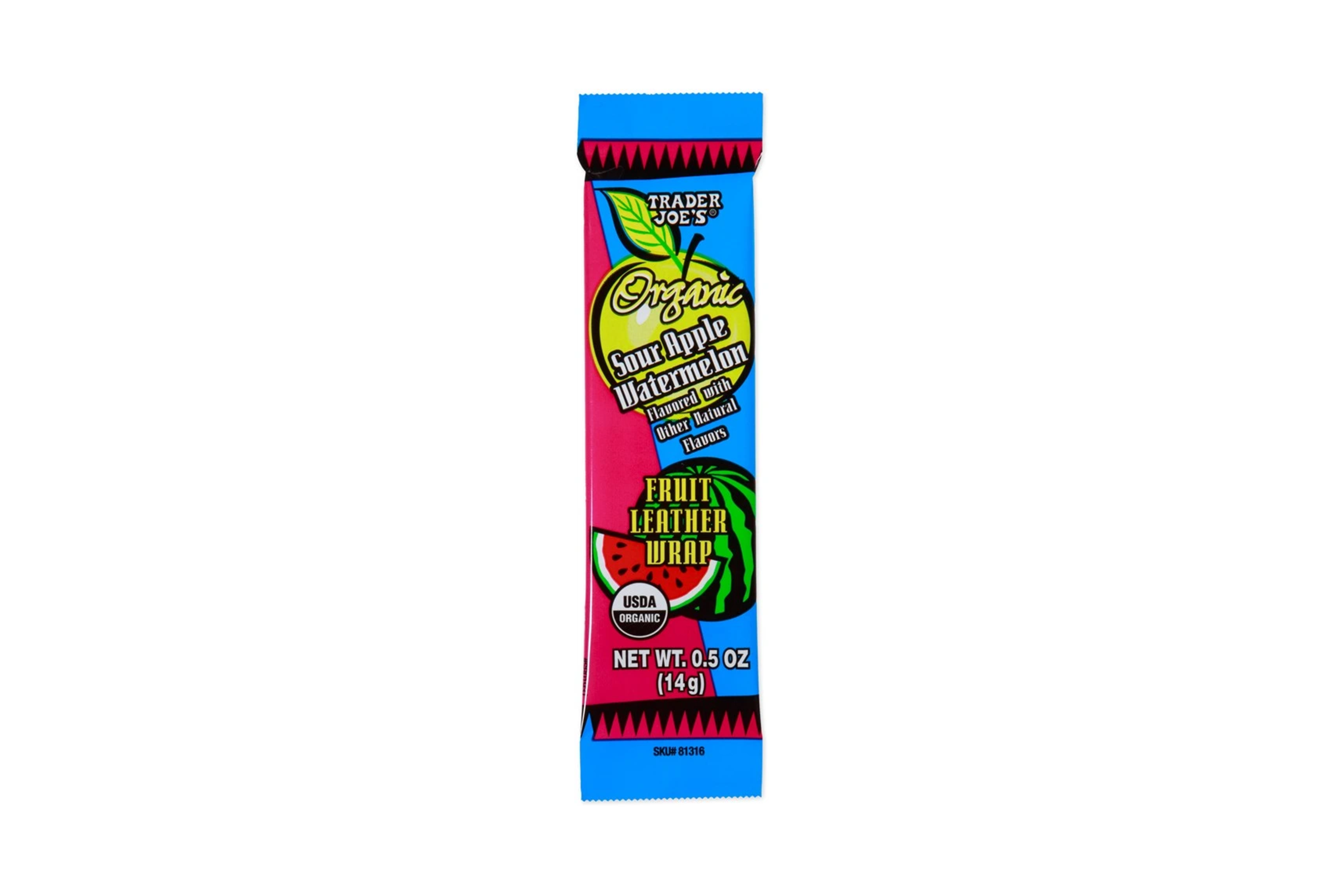 Trader Joe's organic fruit leather wrap