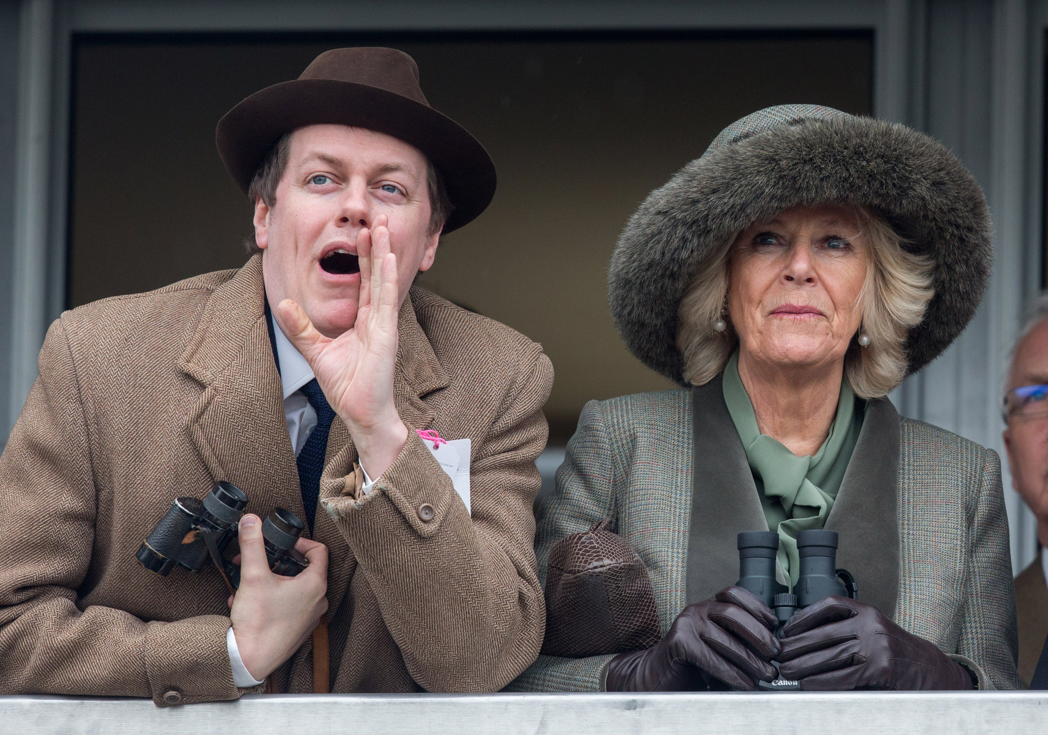 Tom Parker Bowles with his mother, the Queen, in 2015
