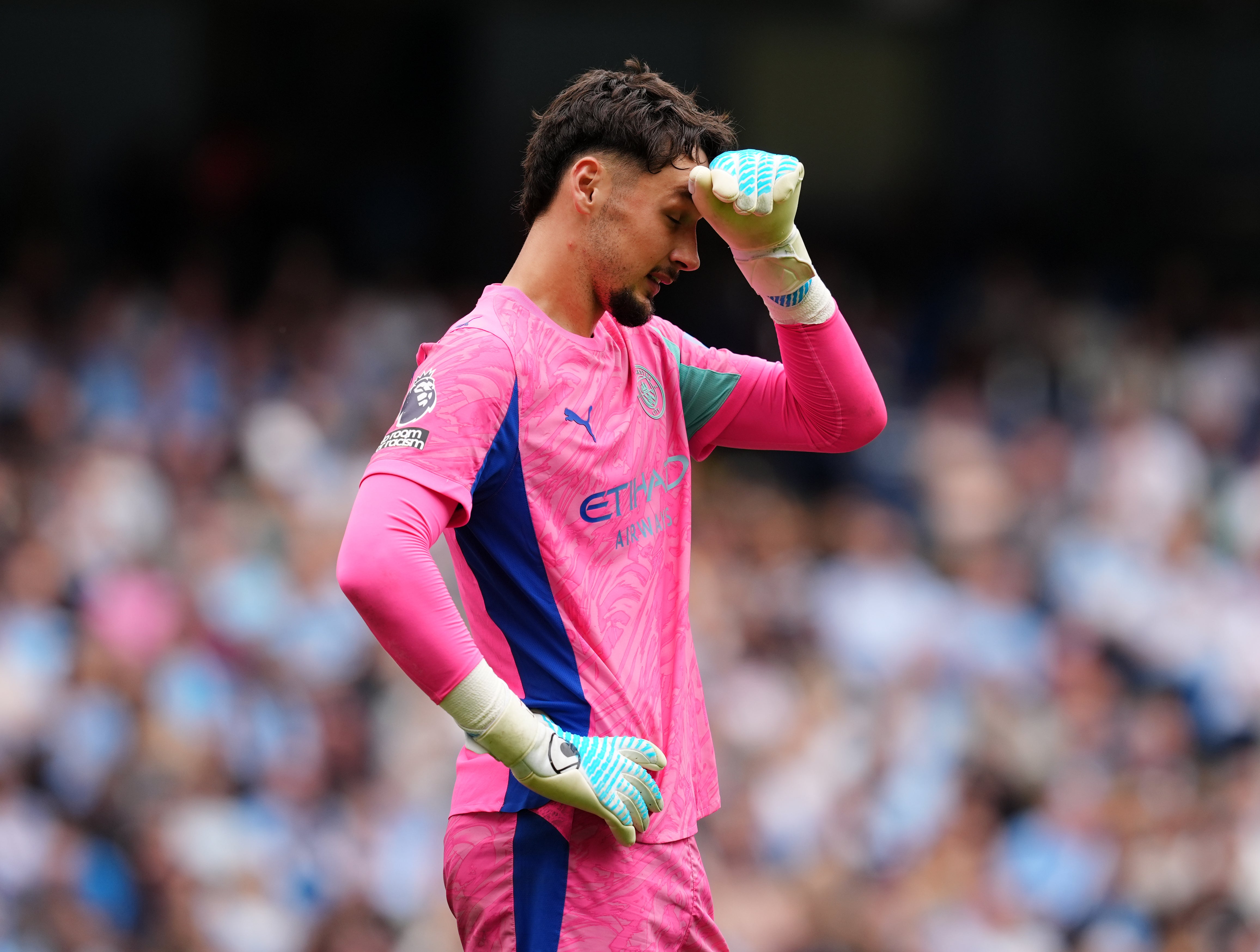 James Trafford’s place is now under threat (Martin Rickett/PA)