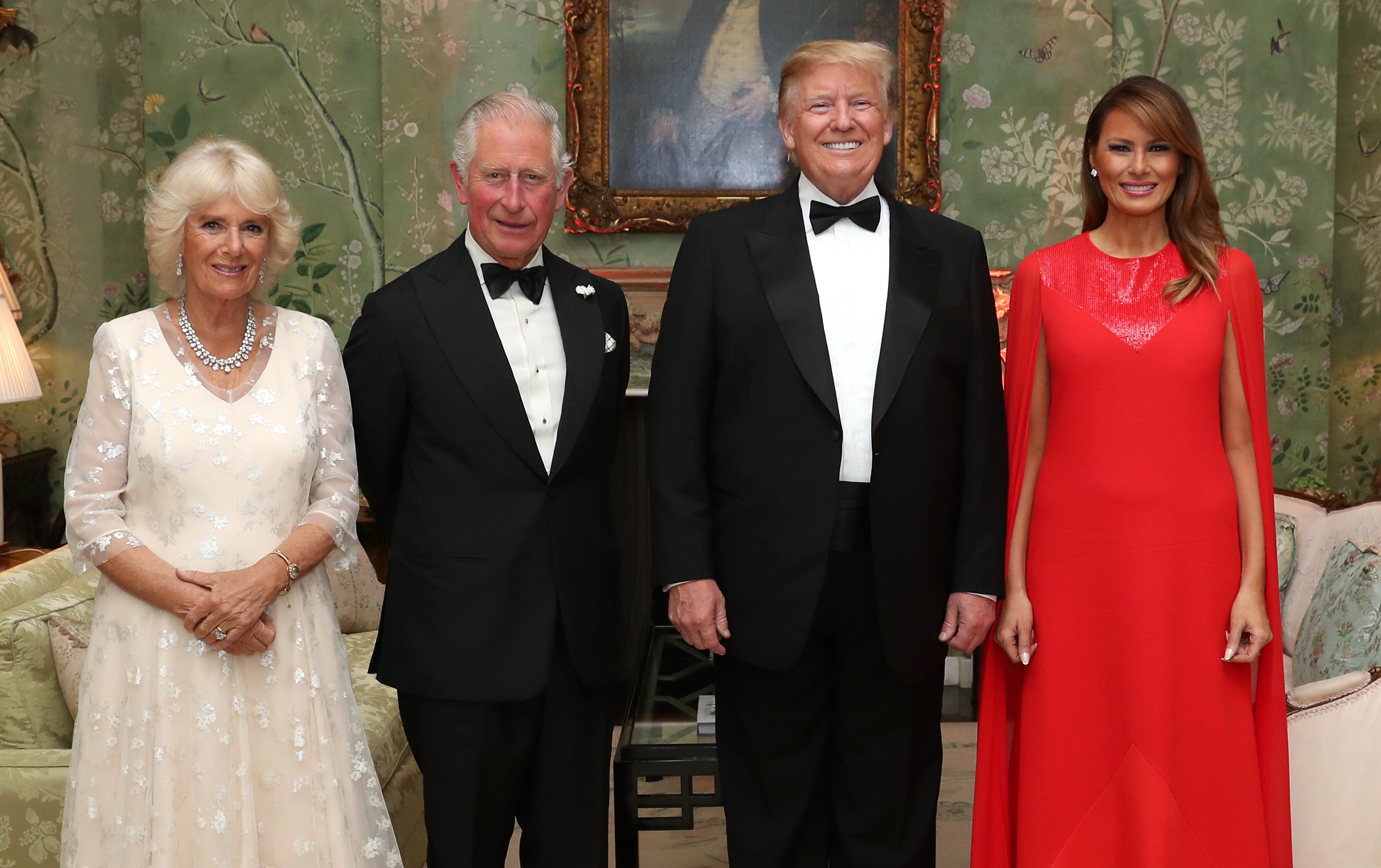 The King and Queen, who were then the Prince of Wales and Duchess of Cornwall, met with Donald Trump and his wife Melania during their previous state visit in 2019