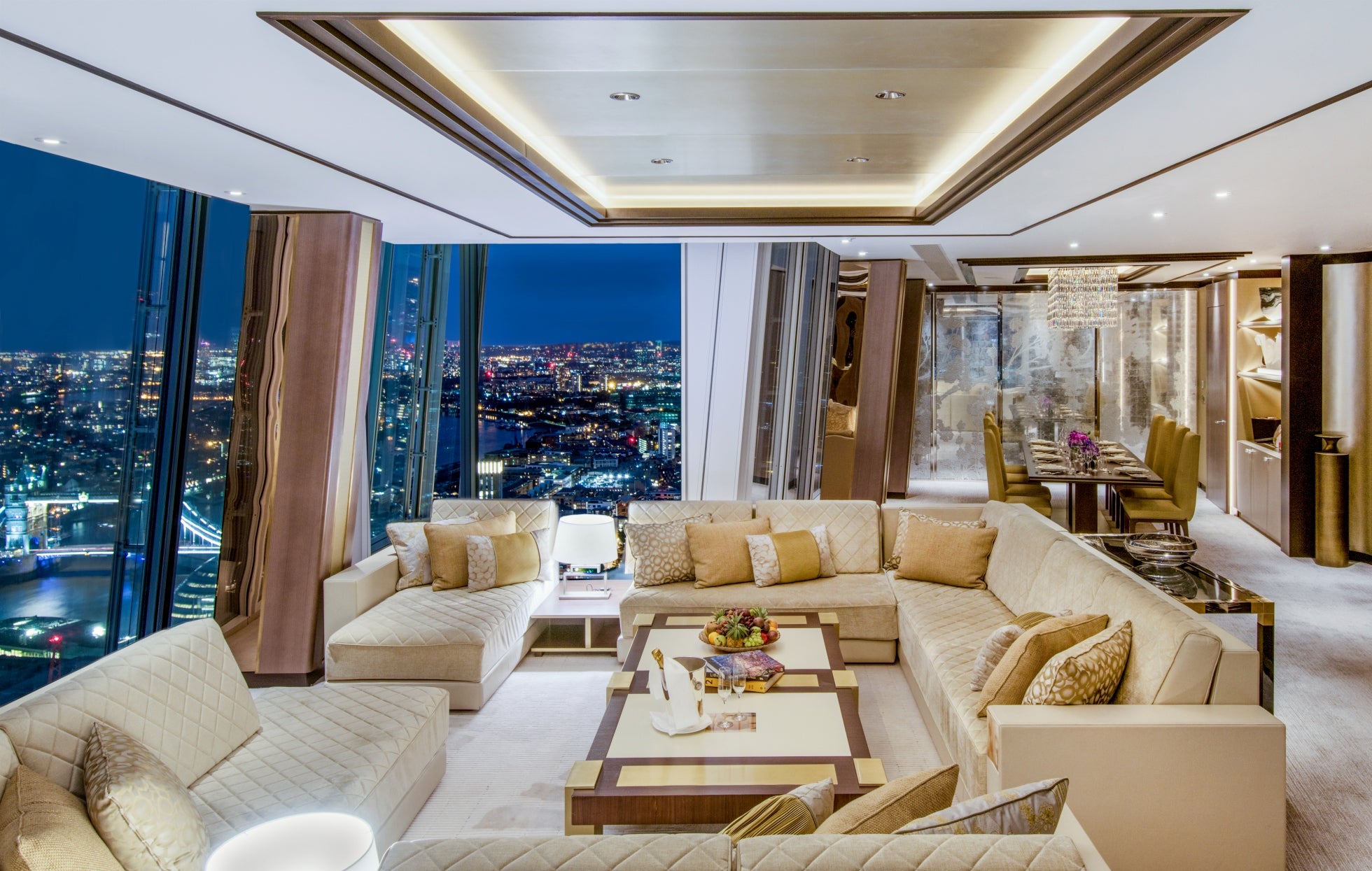 The Shangri-La’s minimal interiors let the view sing