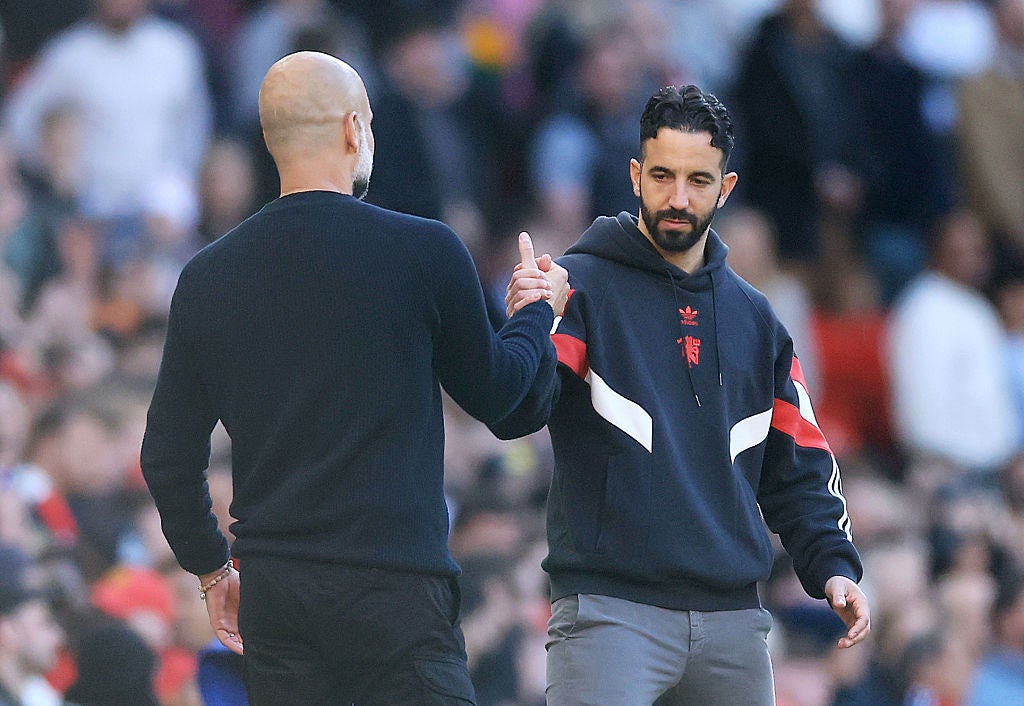 Amorim beat Guardiola twice last season, with Sporting and United