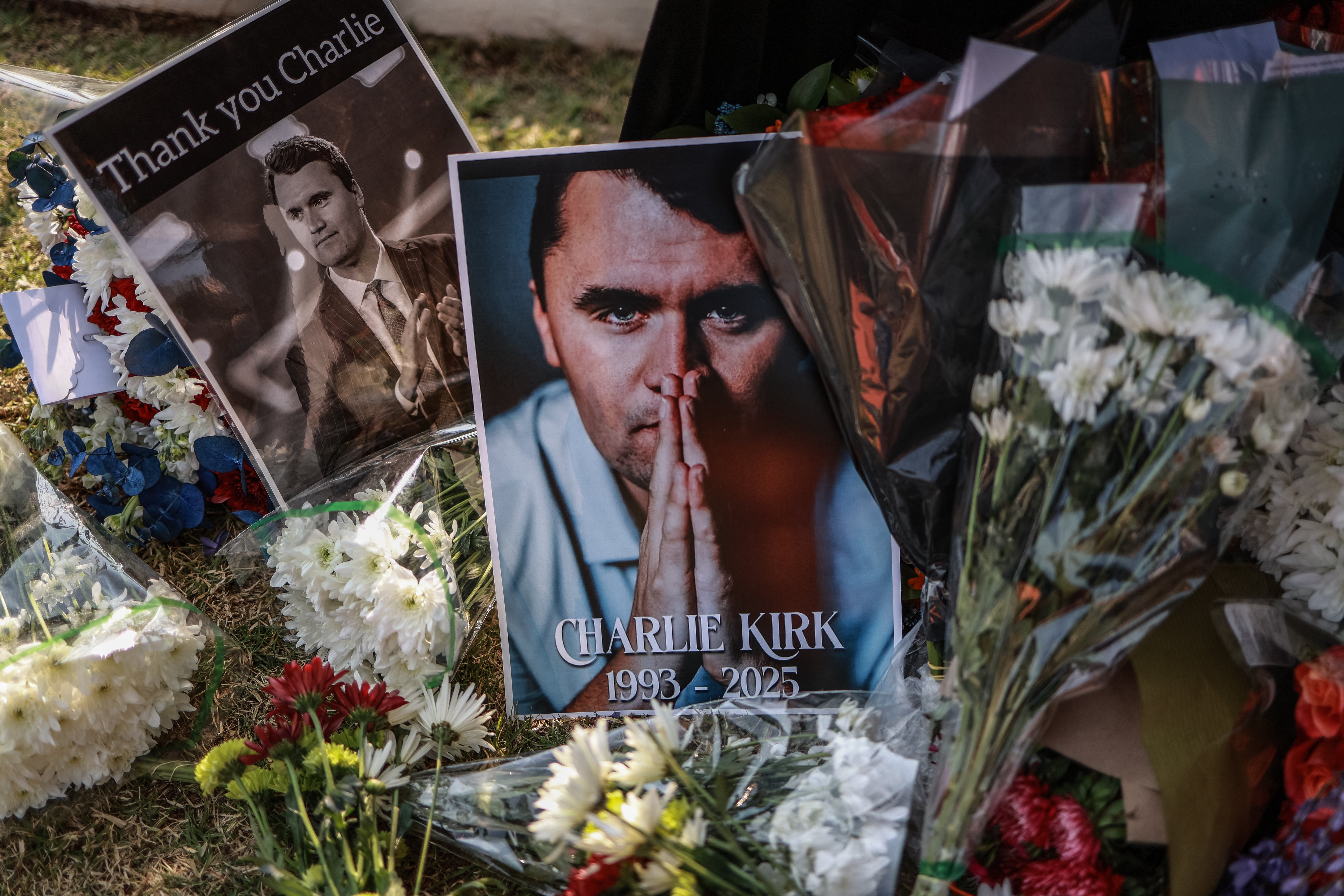Charlie Kirk, 32, was shot and killed at an outdoor event Tuesday at Utah Valley University