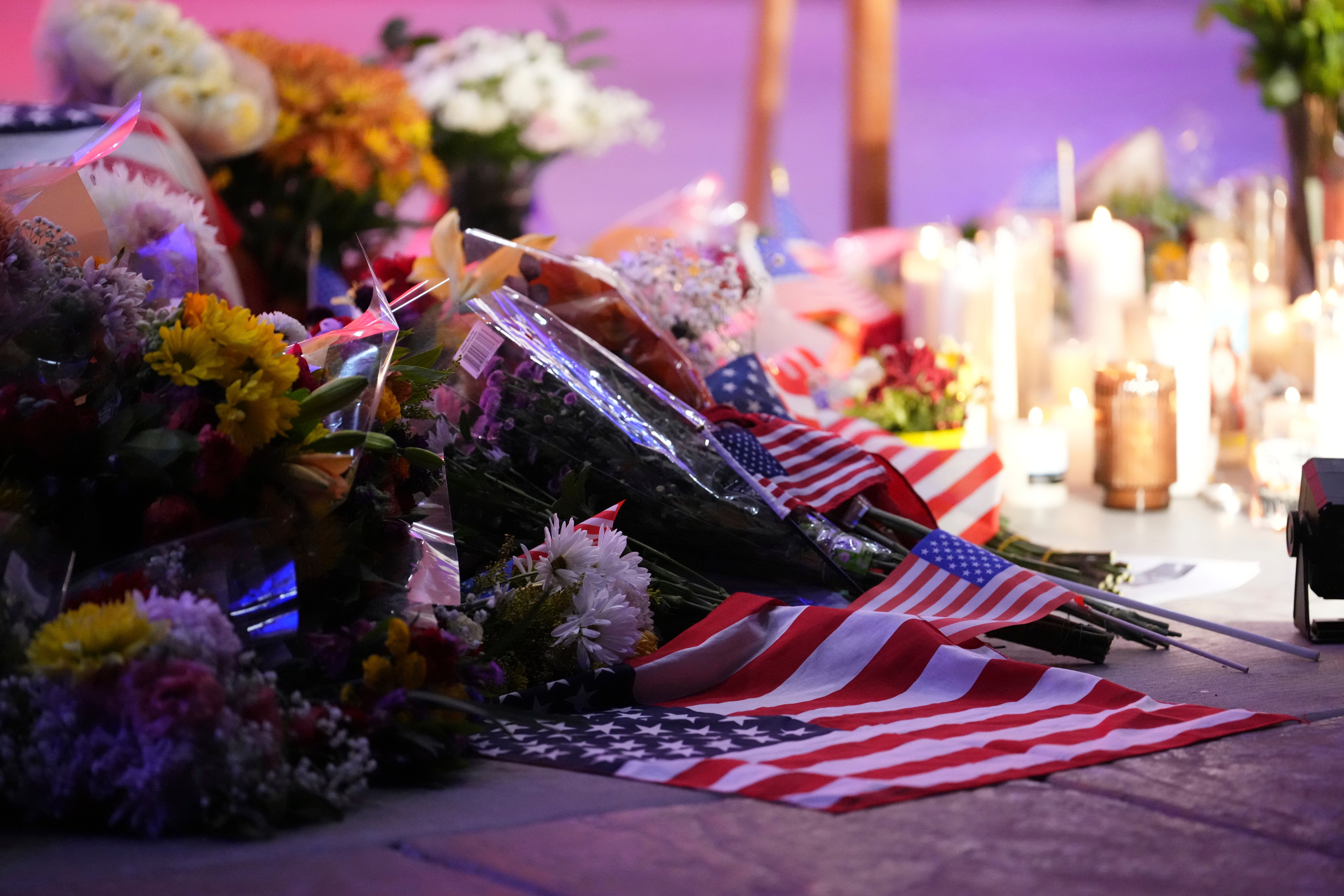 Tributes for Charlie Kirk, who was shot dead in Utah this week