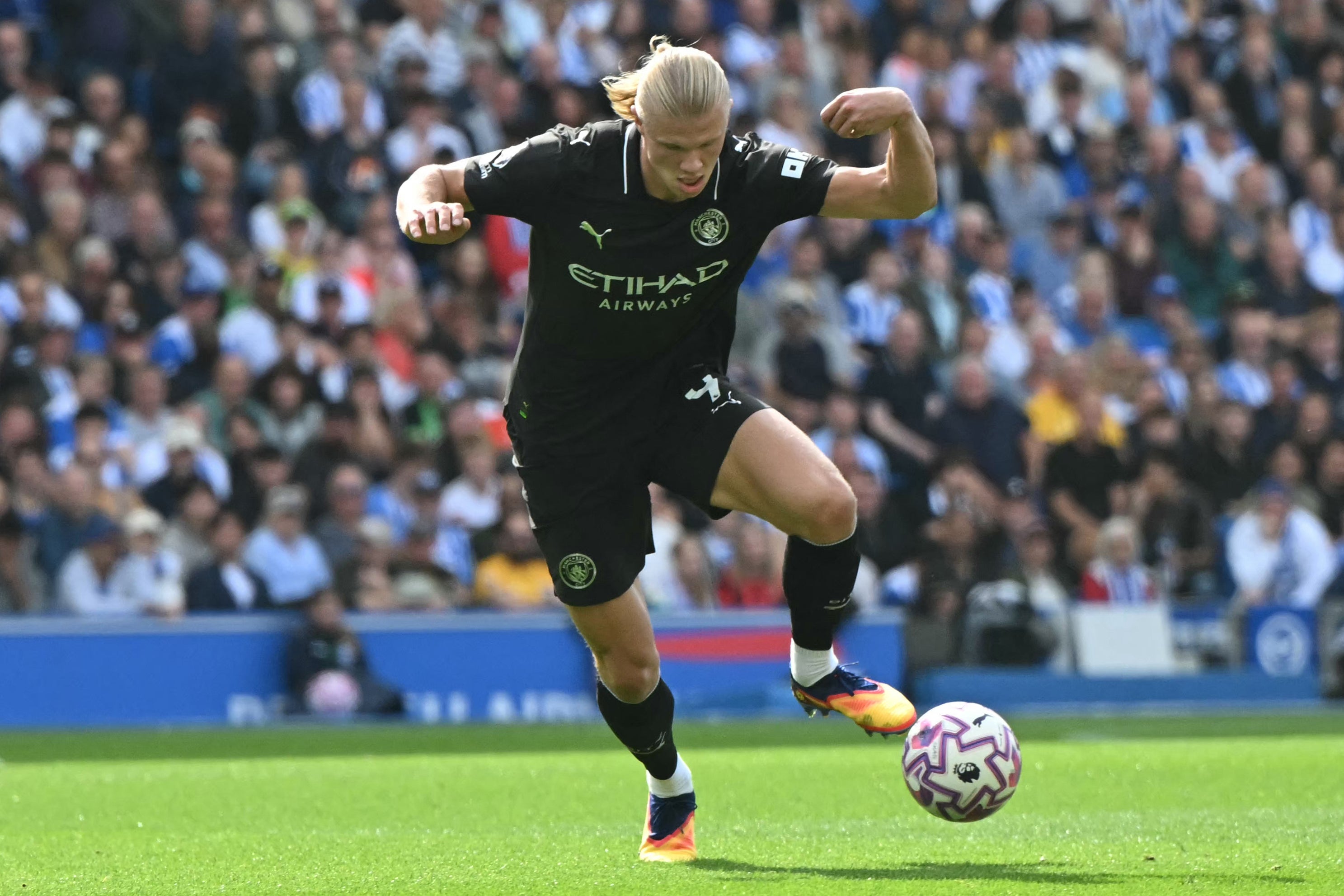 Erling Haaland has been in fine form this season and could be the difference maker with the two sides meet at the Etihad Stadium