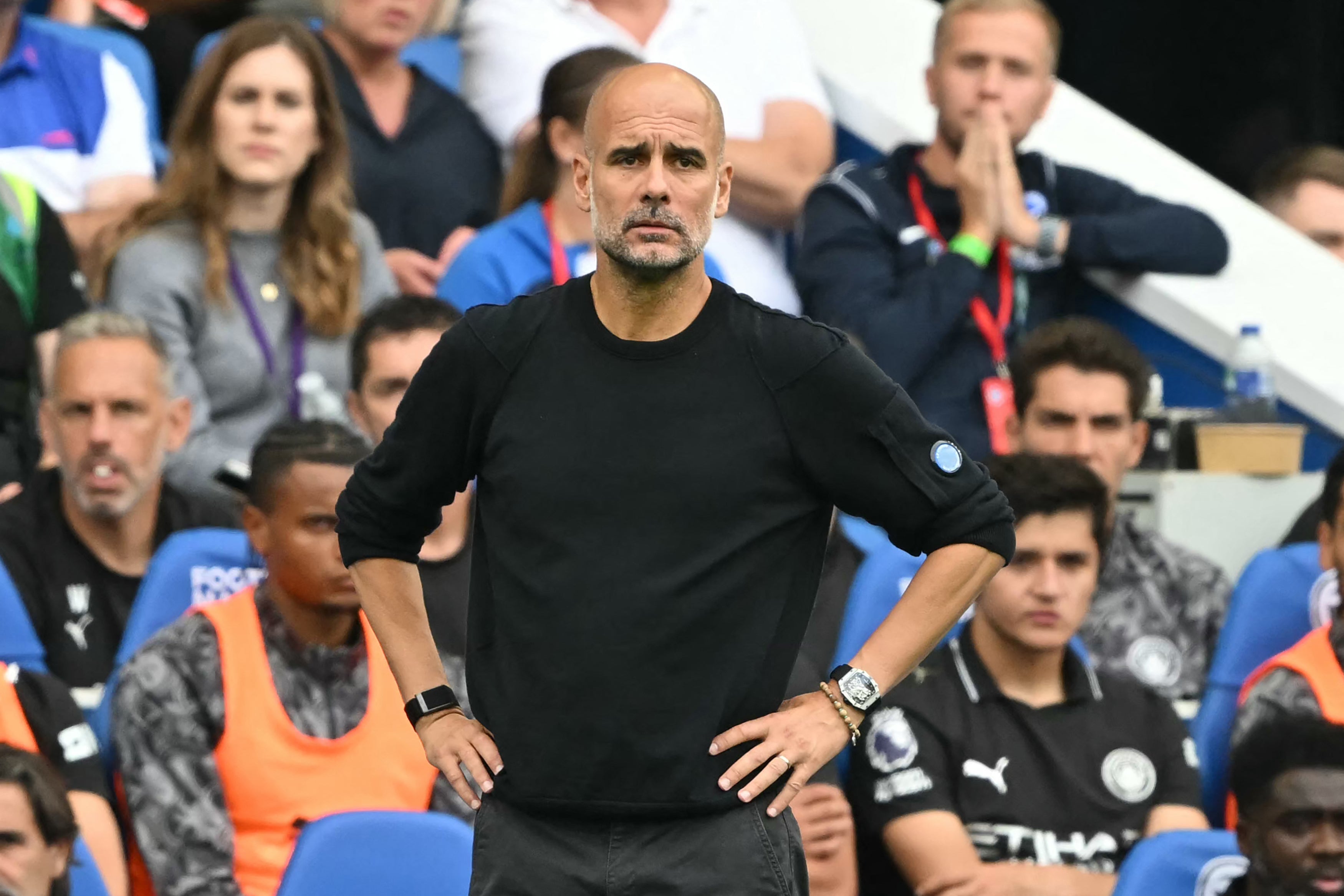 Pep Guardiola’s Manchester City rebuild hasn’t yet been successful, bringing unpredictability to the derby