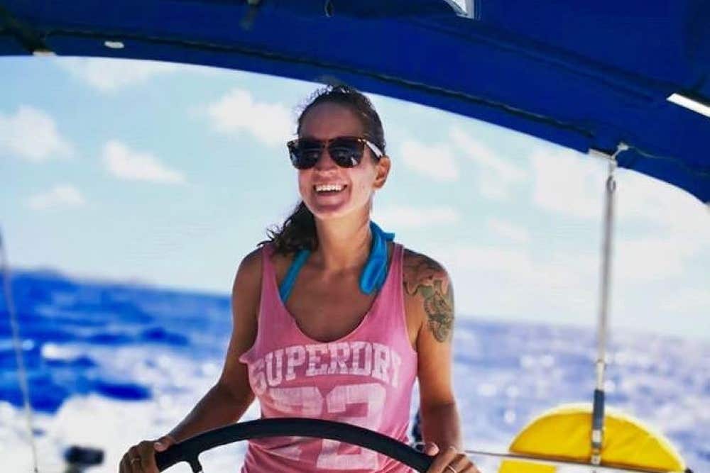 Sarm Heslop, from Southampton, who went missing off the coast of St John in the US Virgin Islands