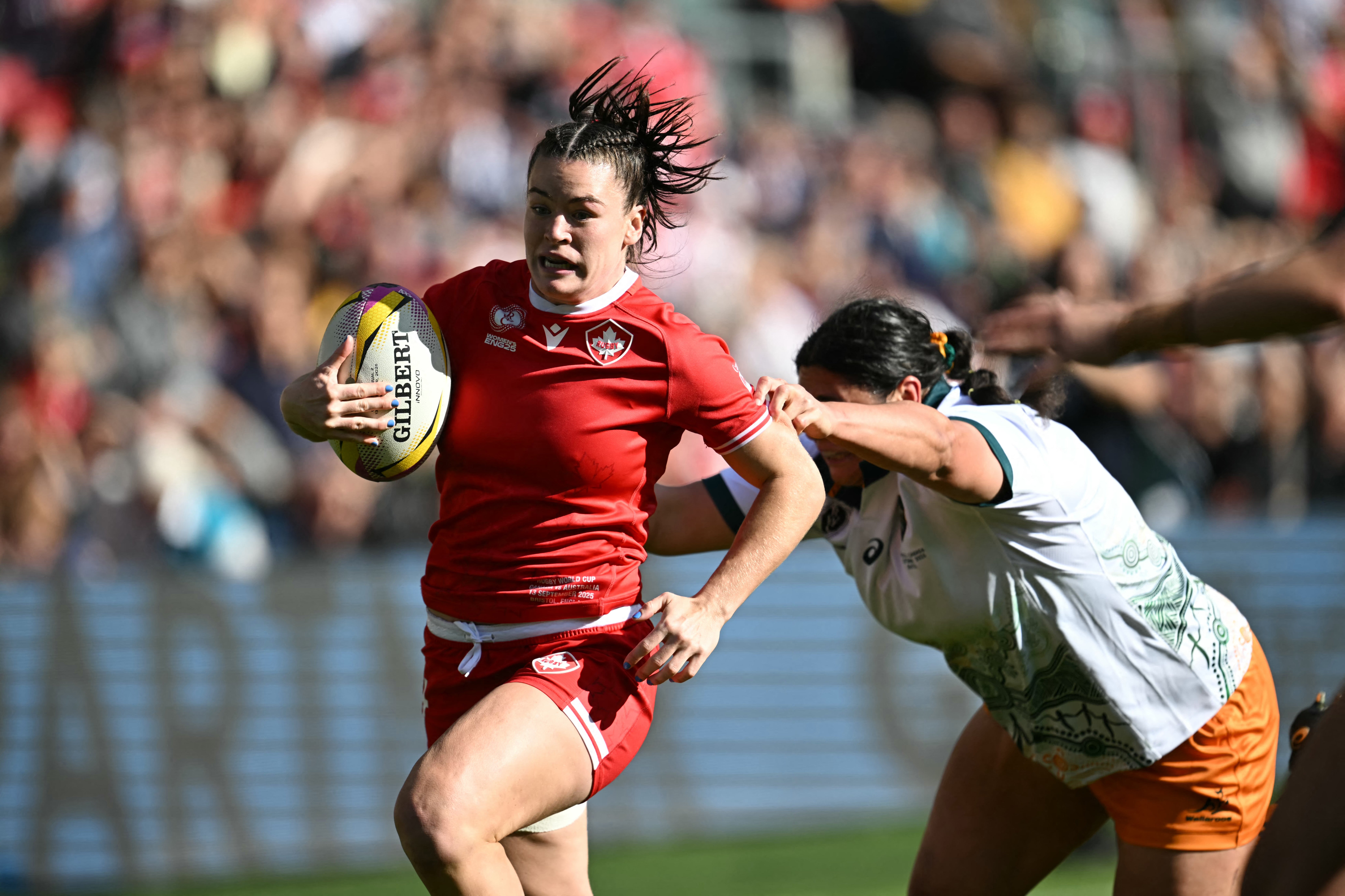 Wing Alysha Corrigan skóroval dvakrát za Kanadu