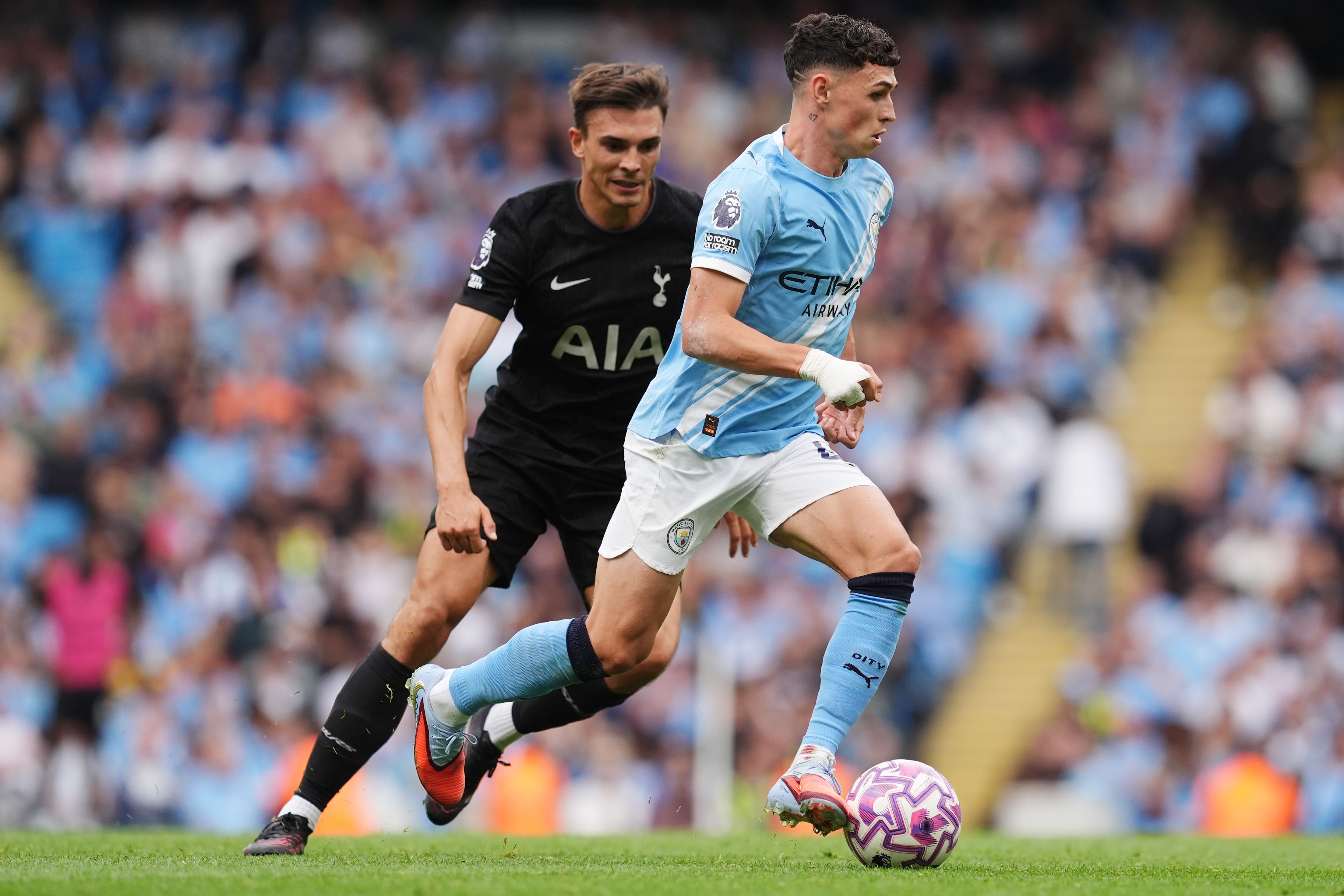 Phil Foden has had a frustrating start to the season (Martin Rickett/PA)