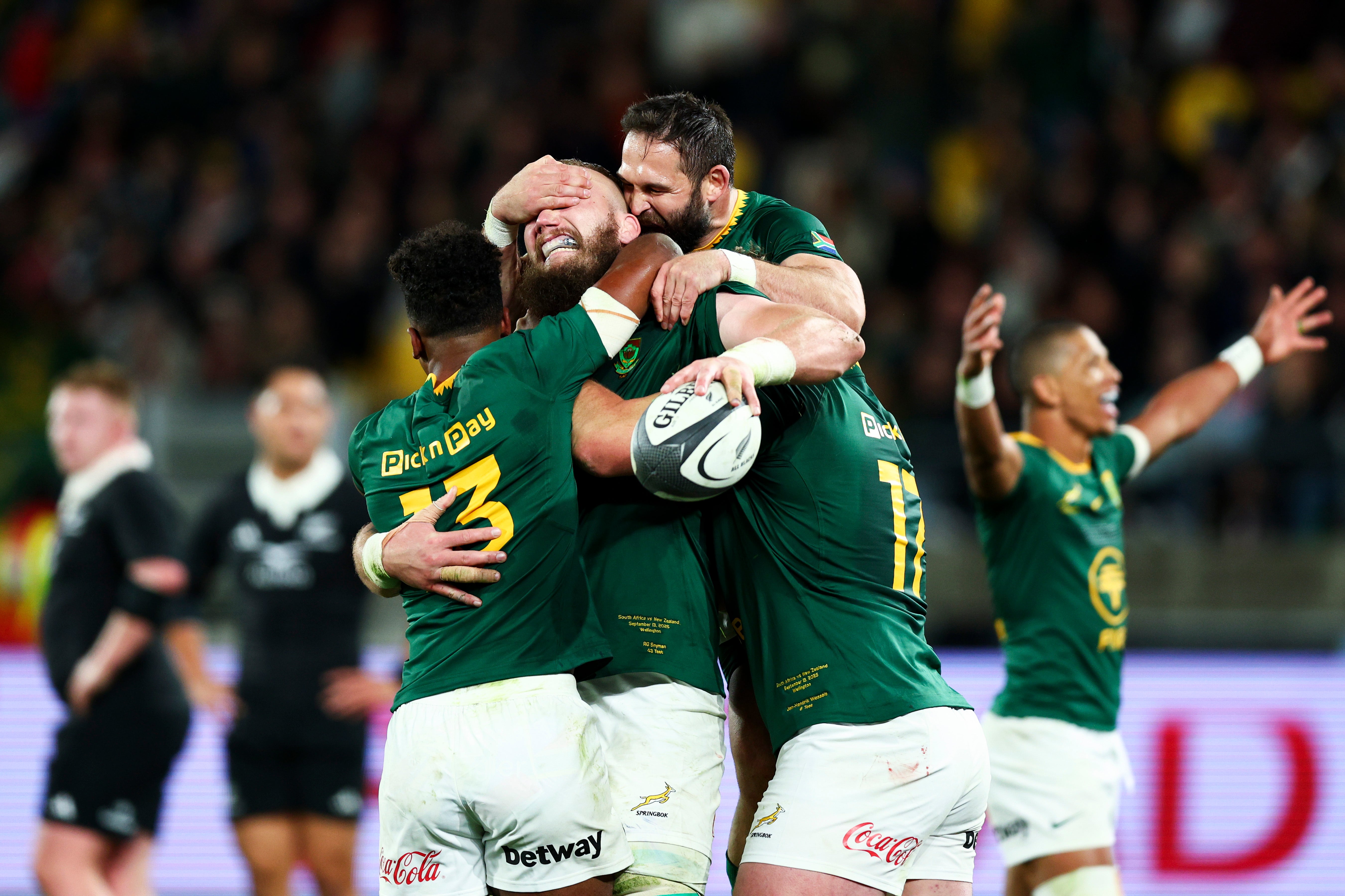 South Africa can win the tournament with a bonus-point victory over Argentina at Twickenham