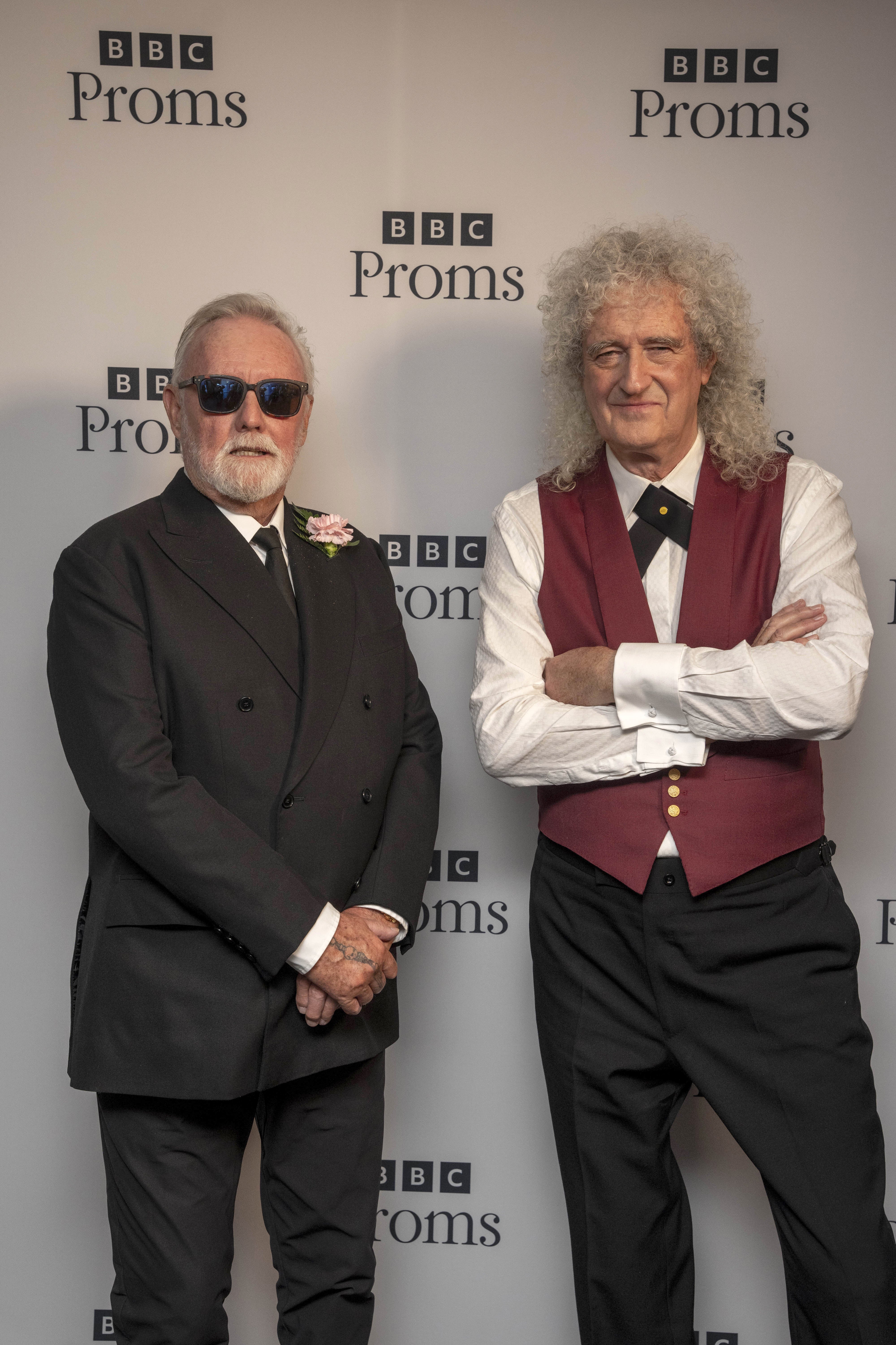 Queen’s Sir Brian May and Roger Taylor joined the BBC Symphony Orchestra and Alder for a rearrangement of their hit track Bohemian Rhapsody, which turned 50 this year