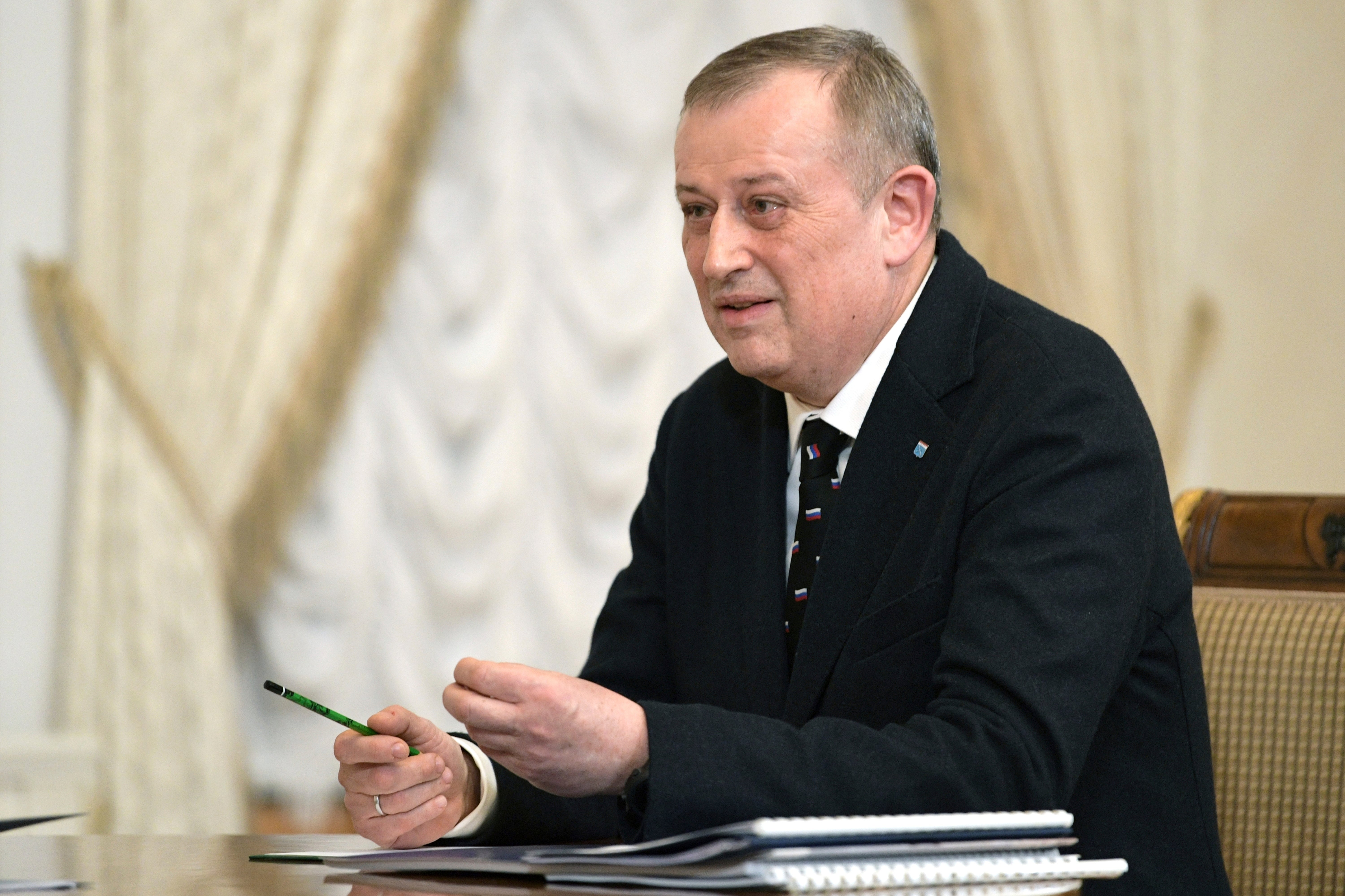 Governor of Leningrad Oblast Aleksandr Drozdenko says rail replacement buses have been deployed to support affected passengers