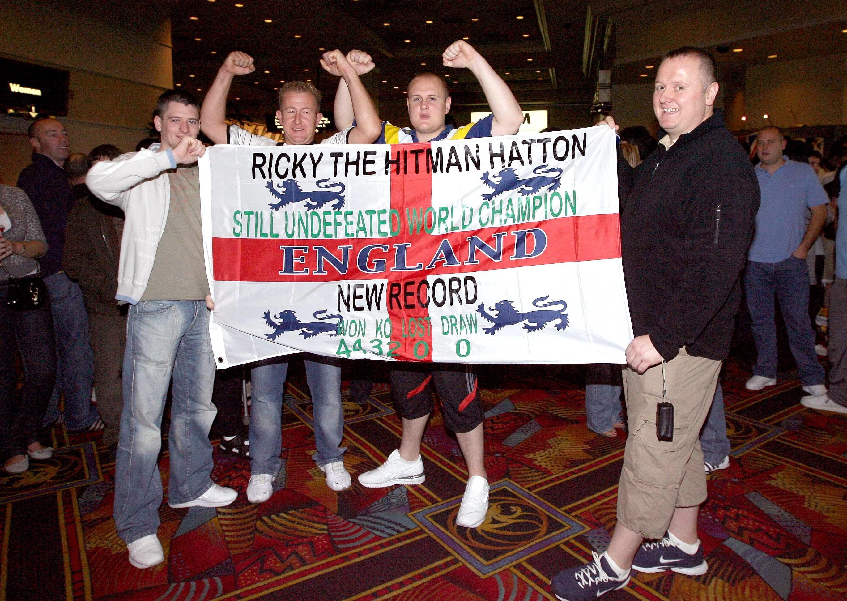Hatton had a raucous fanbase follow him all over the world
